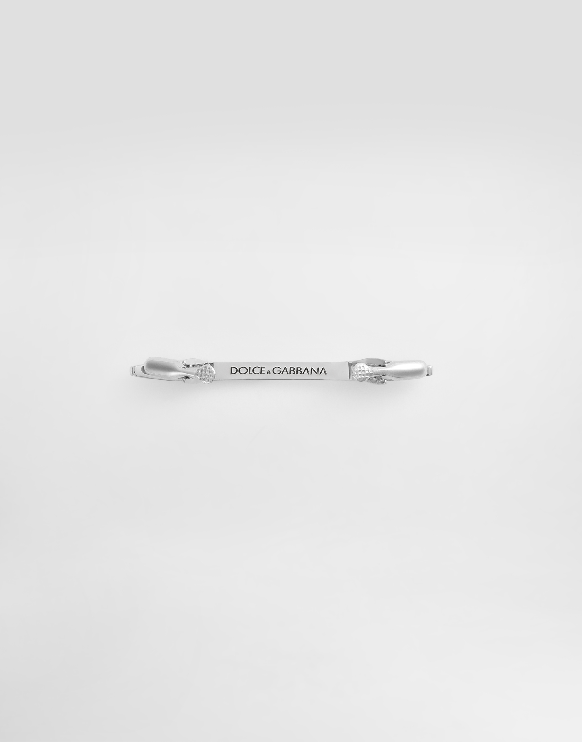 Dolce & Gabbana Collar Pin With Logo - Mann Bijoux Silber Metall Onesize 
