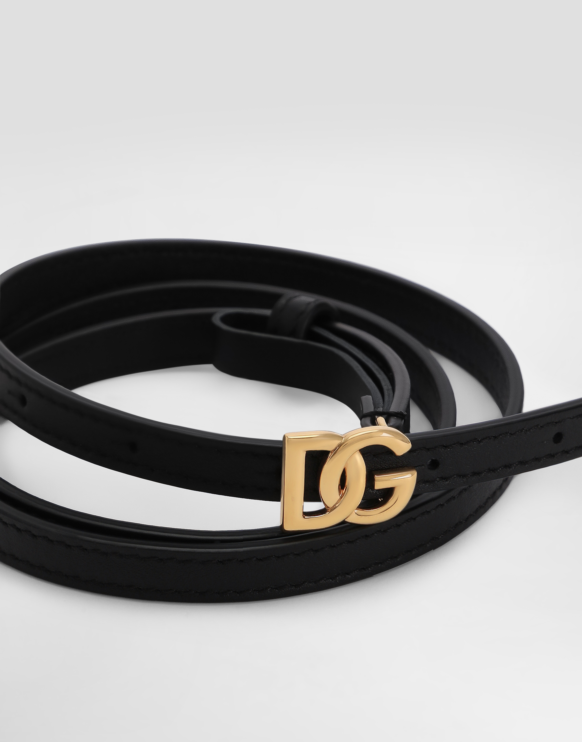 Blackのウィメンズ CINTURA LOGATA | Dolce&Gabbana®