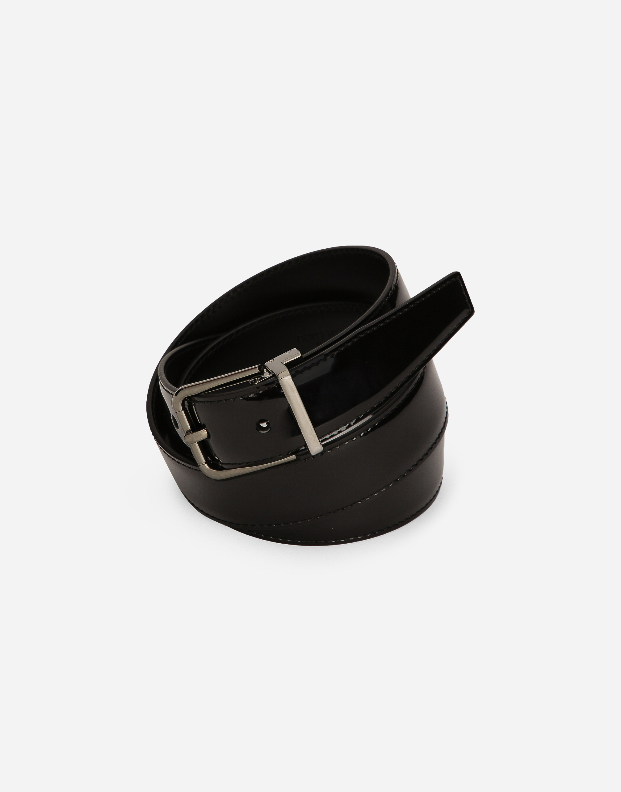 Shop Dolce & Gabbana Cintura No Logo In Black