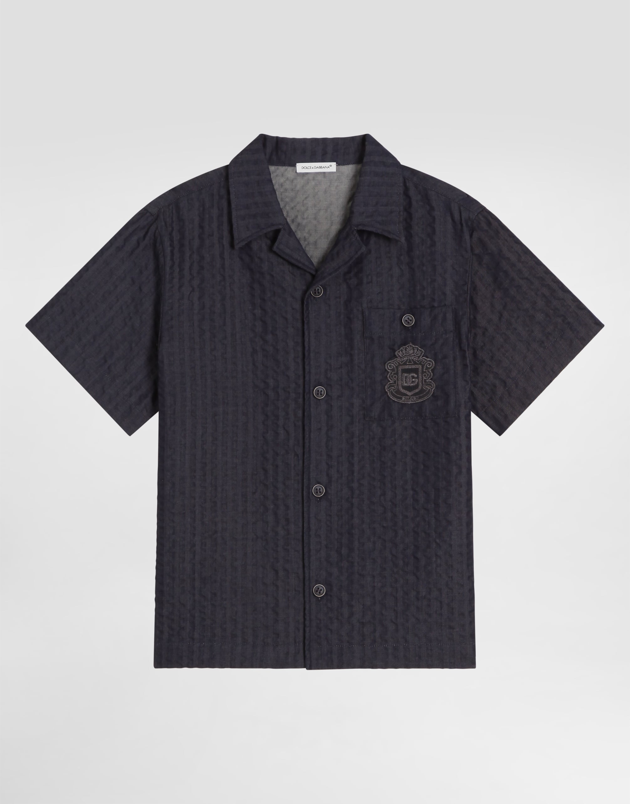 Dolce & Gabbana Denim Shirt In Blue