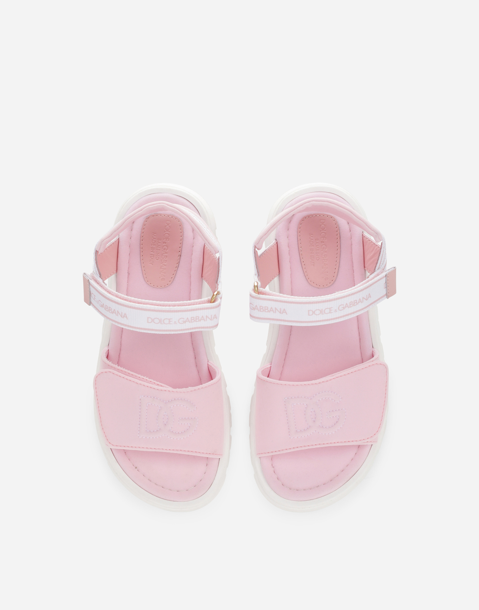 Technical fabric sandals with DG logo