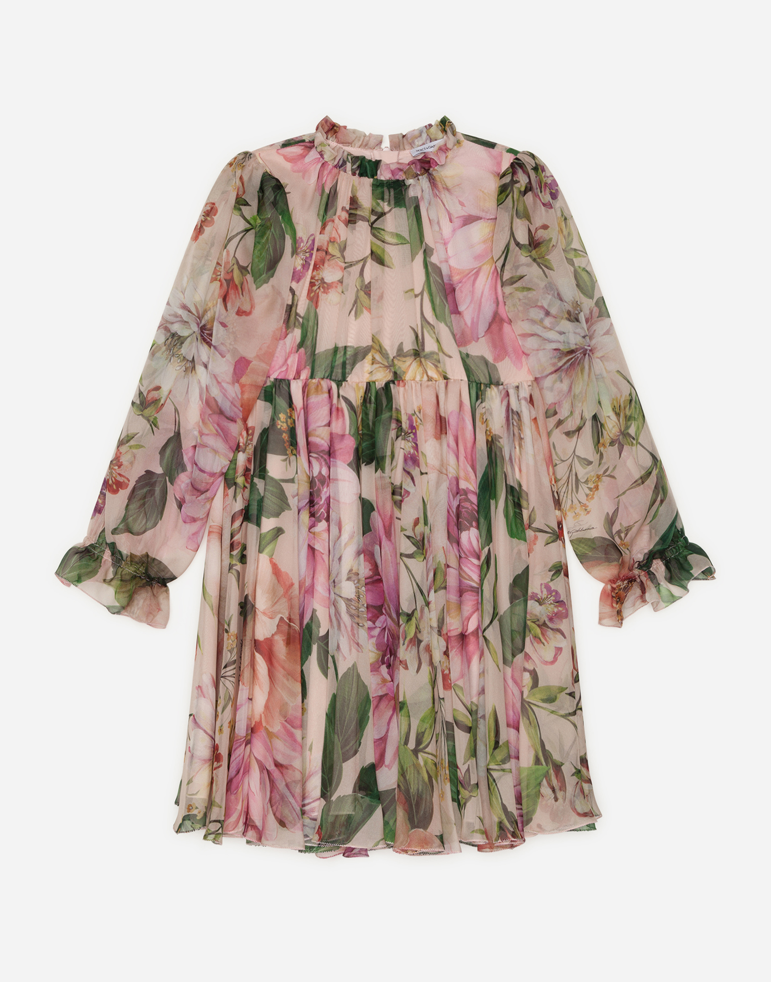 dolce gabbana chiffon dress