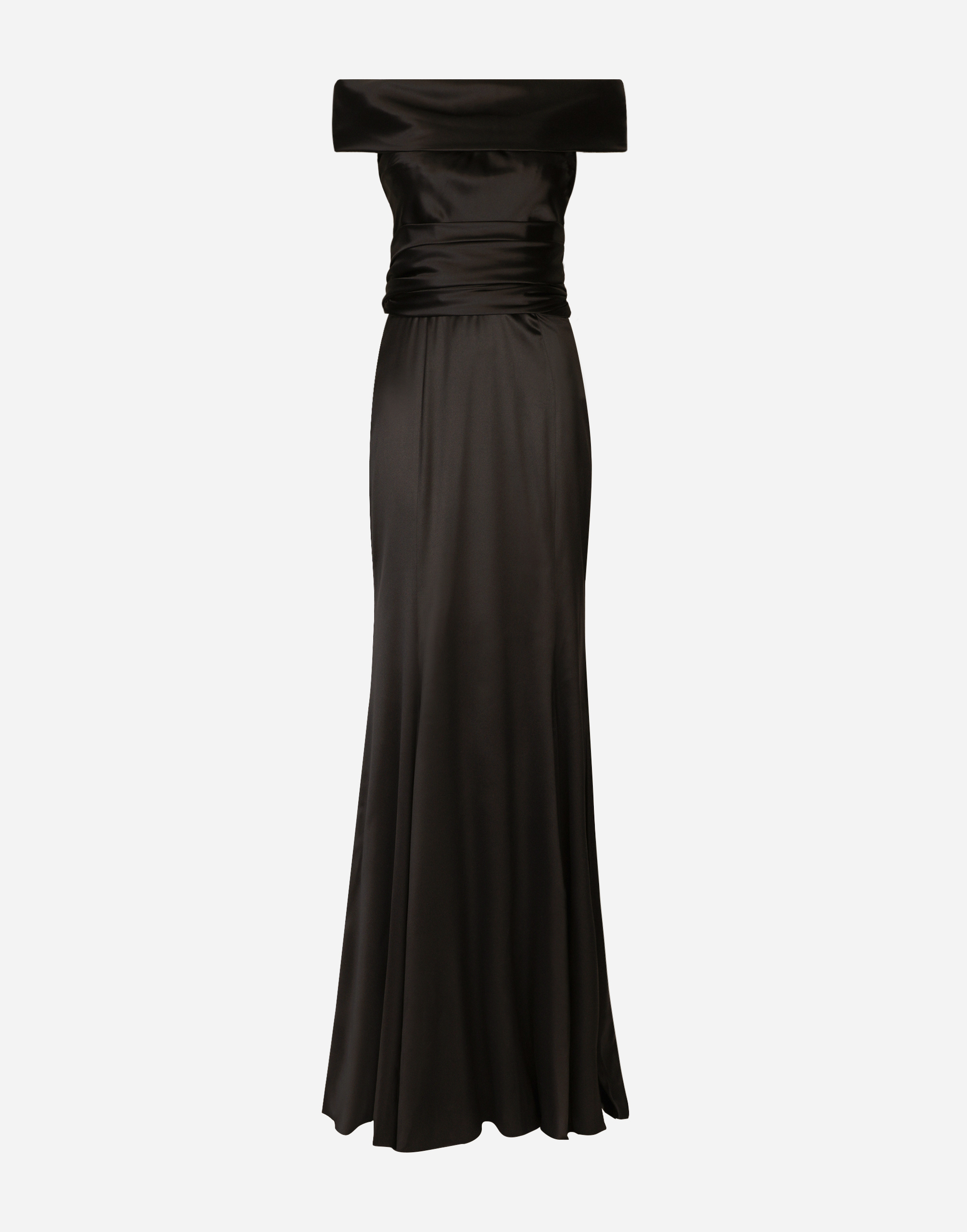 Dolce & Gabbana アシンメトリー ドレス ブラック F6H2GTFUAEB_N0000_0.jpg