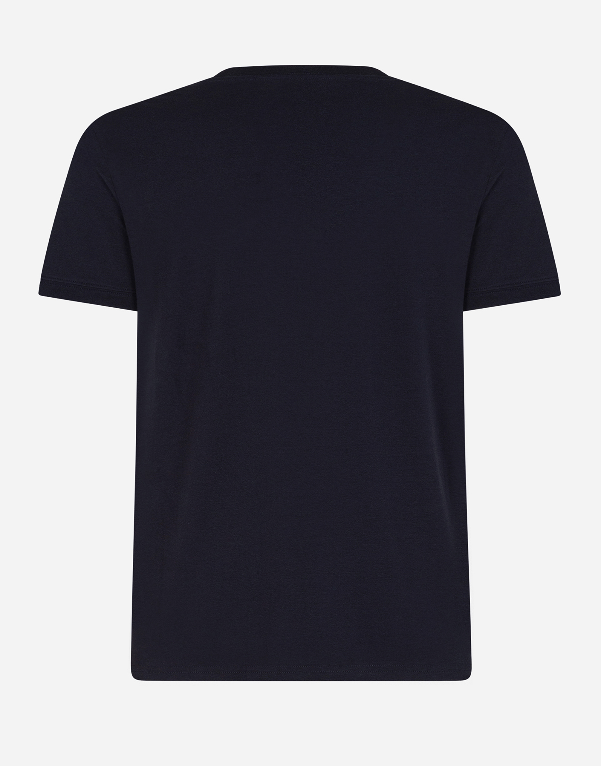 DOLCE & GABBANA ROUND-NECK STRETCH COTTON T-SHIRT