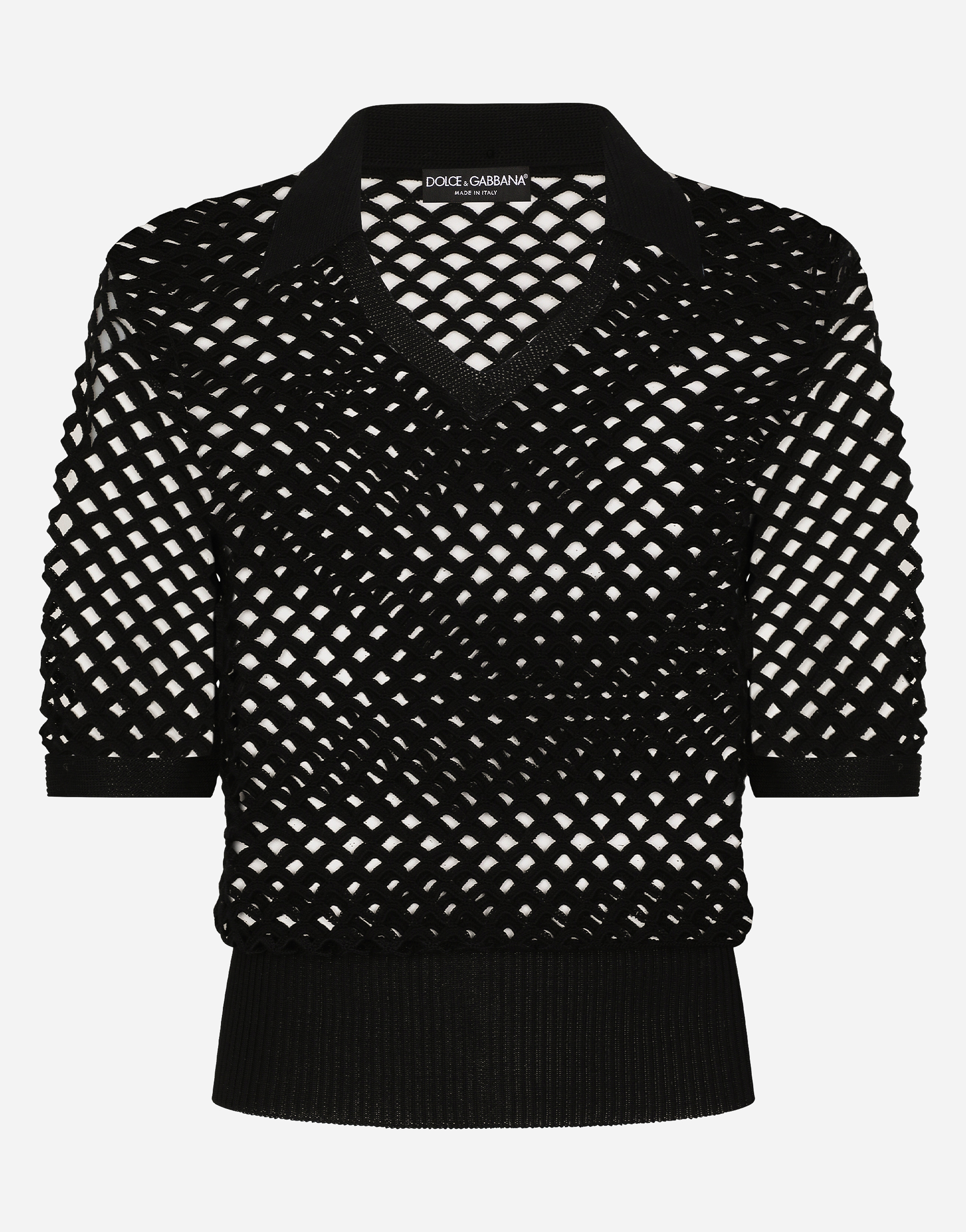 Dolce & Gabbana Cotton Polo-shirt In Black