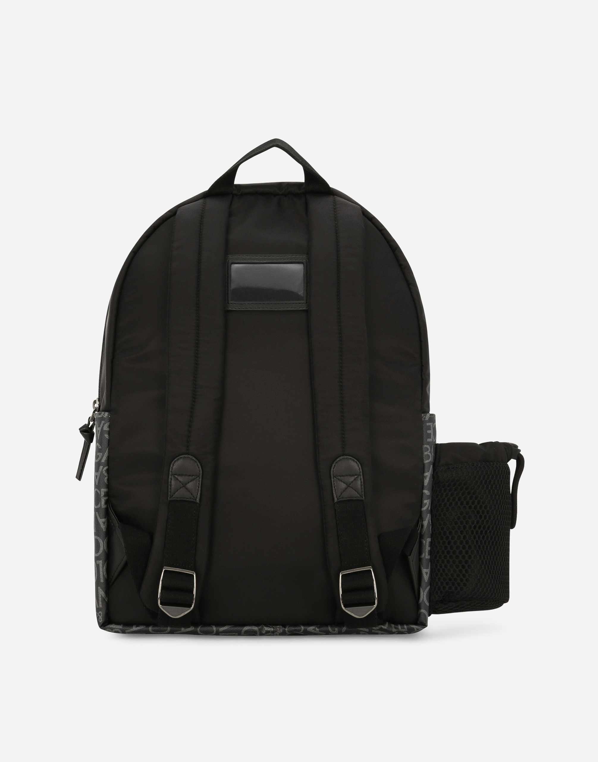 Dolce & Gabbana Nylon Backpack With Jacquard Logo Details In Multicolor