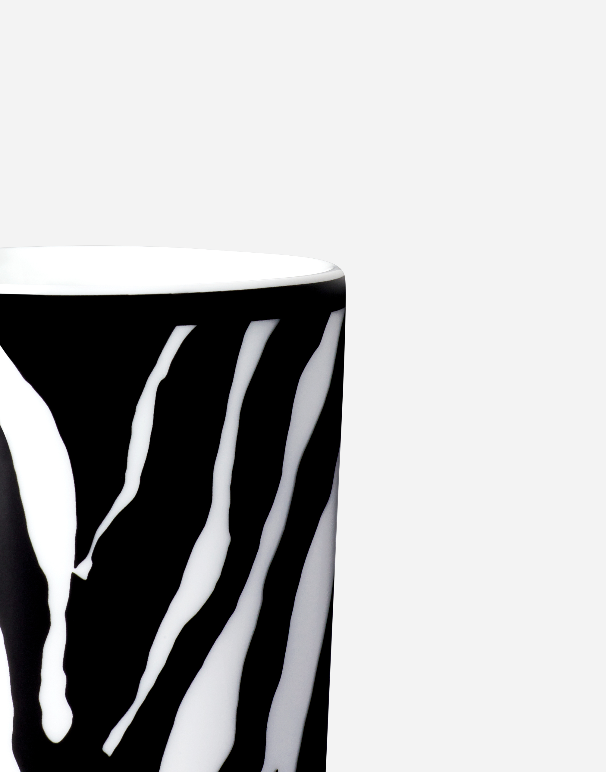 Dolce & Gabbana Porcelain Water Glass In Multicolor