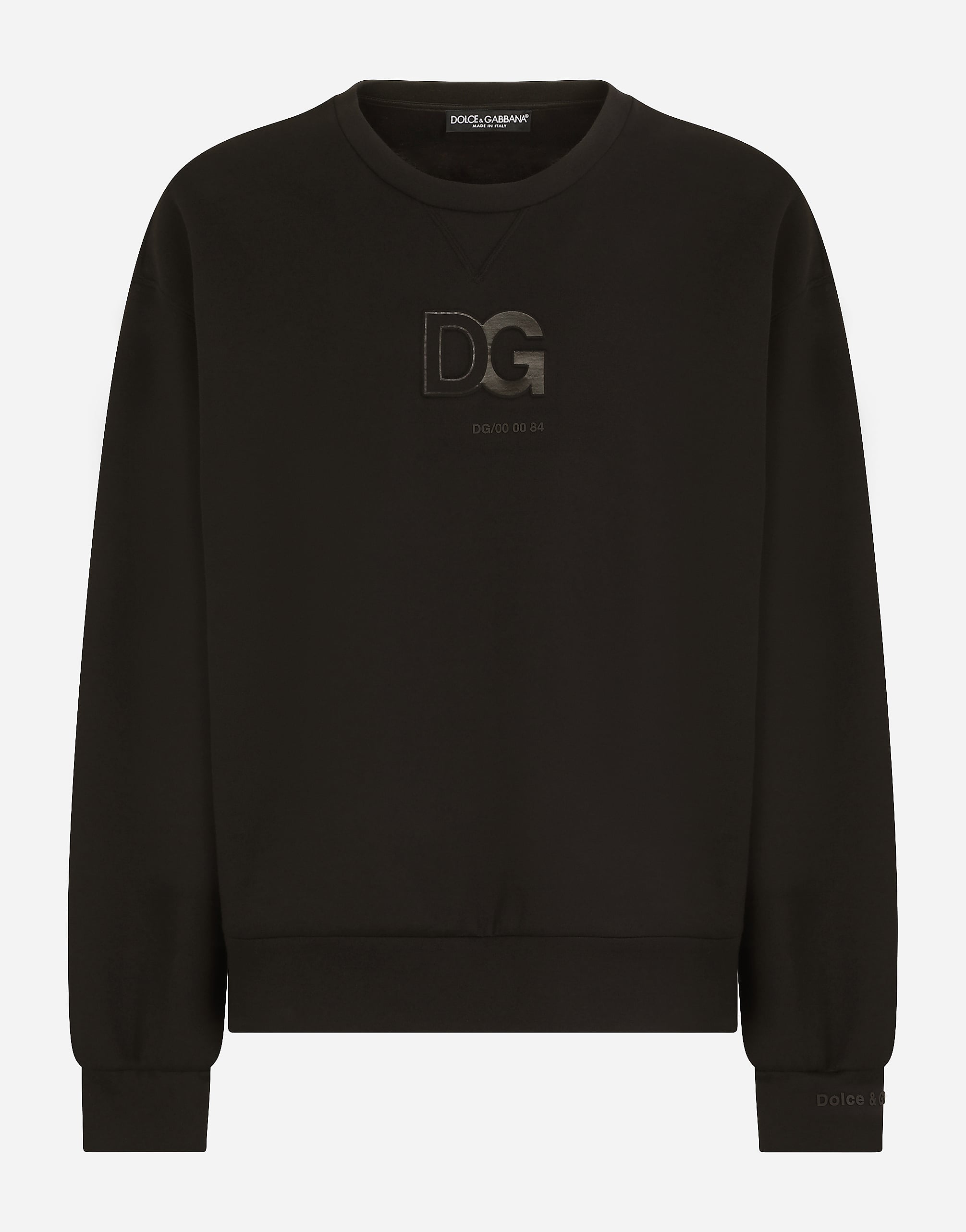 DOLCE&GABBANA DGロゴ カシミア半袖 ポロニットセーターM 正規品 210.jpg