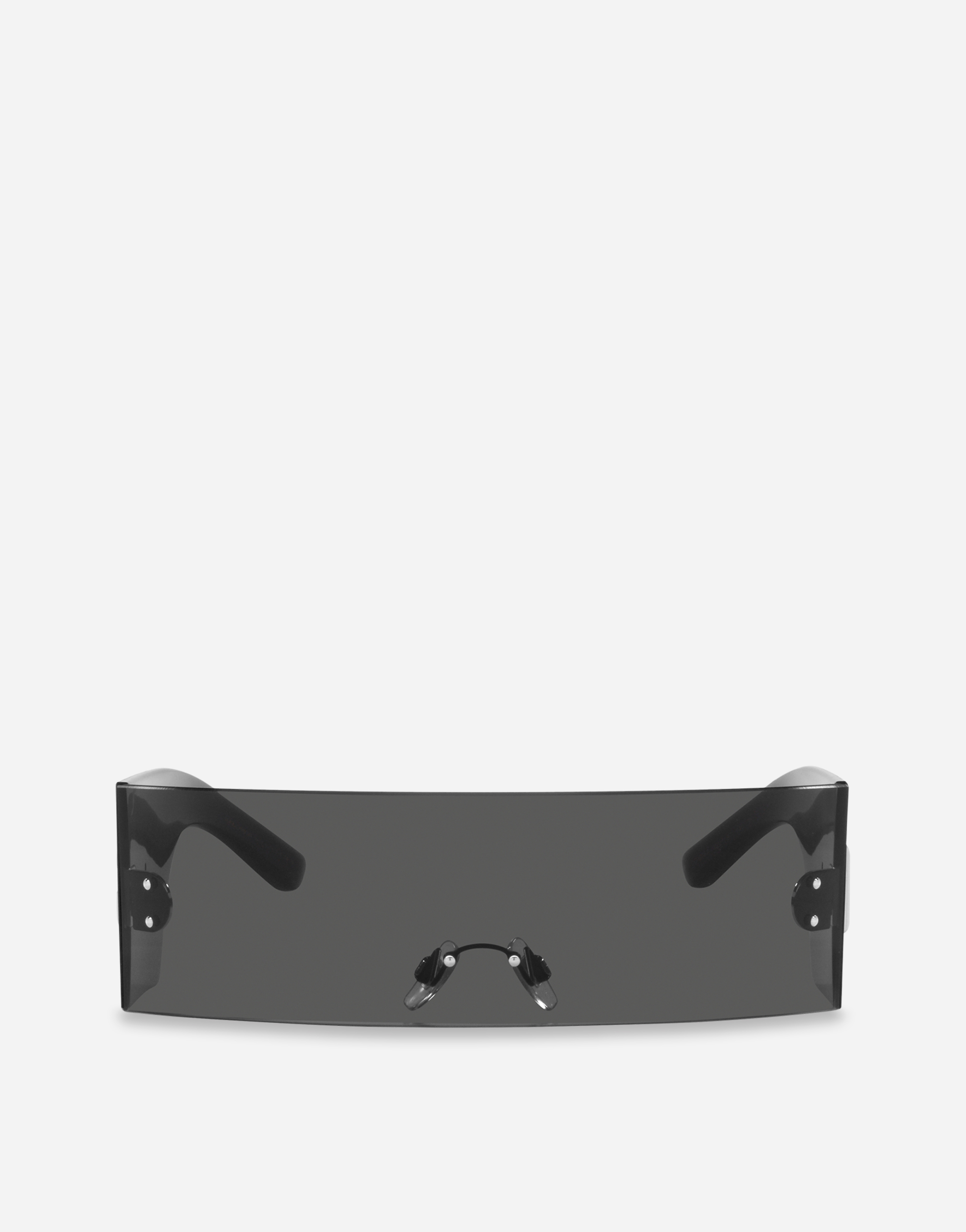 Dolce & Gabbana Round Oversized-frame Sunglasses In Black