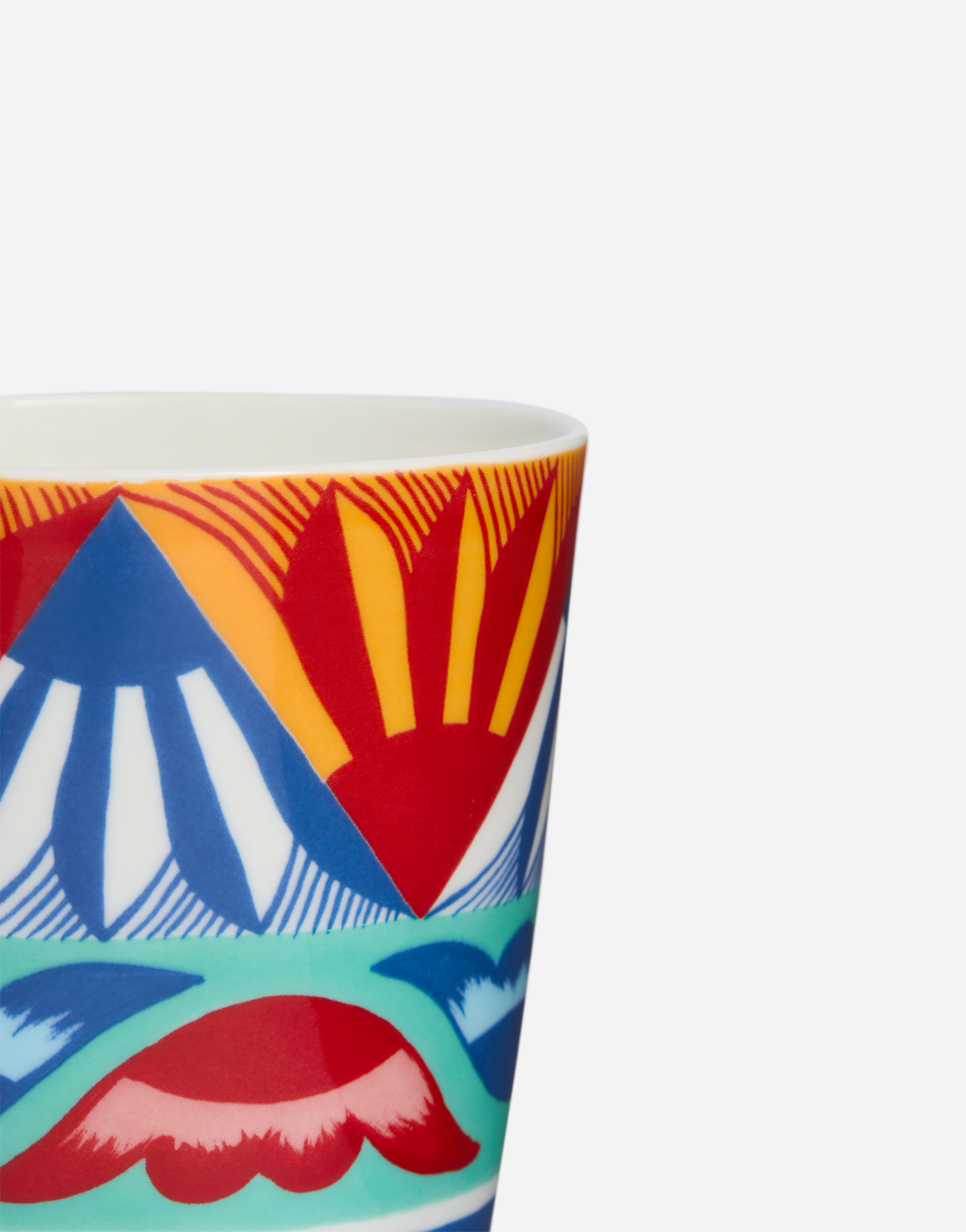 Dolce & Gabbana Fine Porcelain Glass In Multicolor