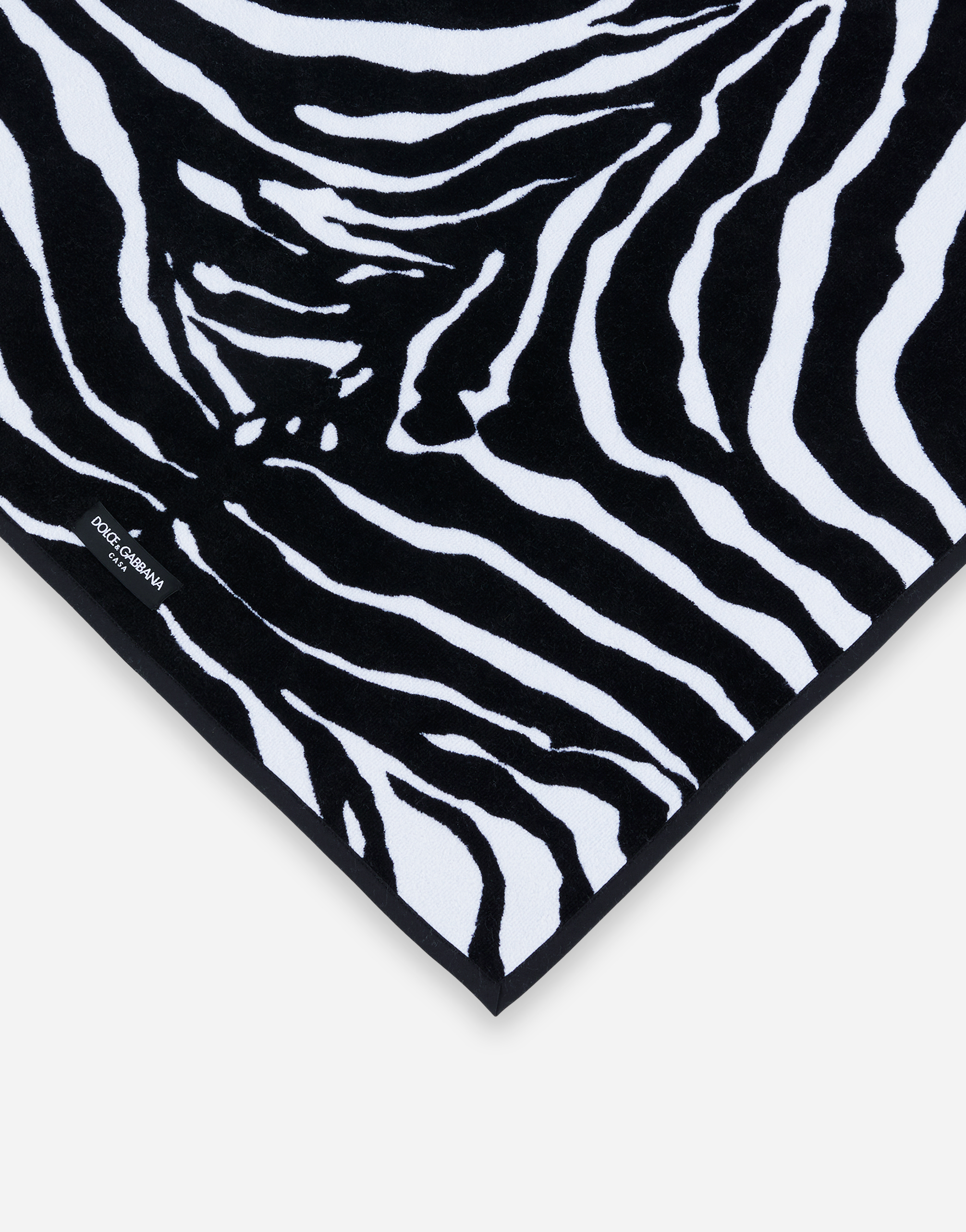 Dolce & Gabbana Terry Cotton Hand Towel In Multicolor