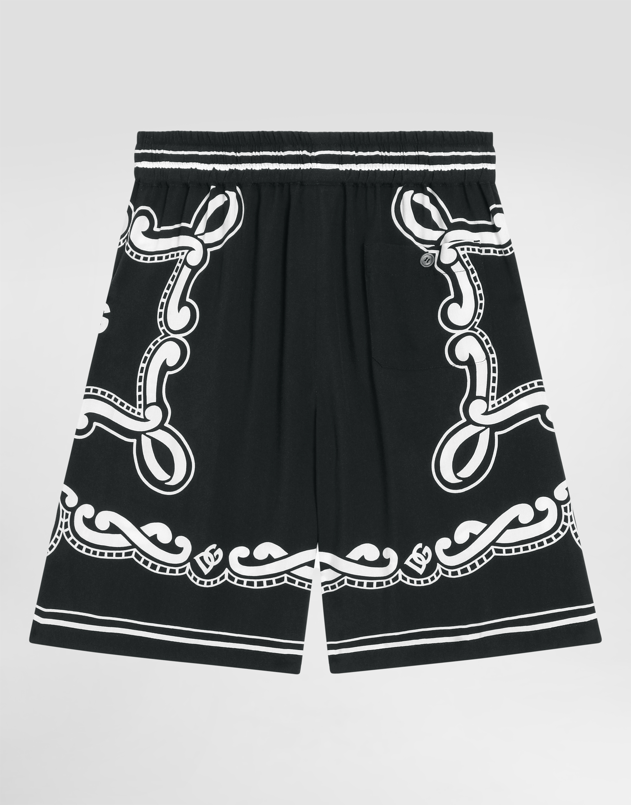 Shop Dolce & Gabbana Bandanna-print Batik Shorts