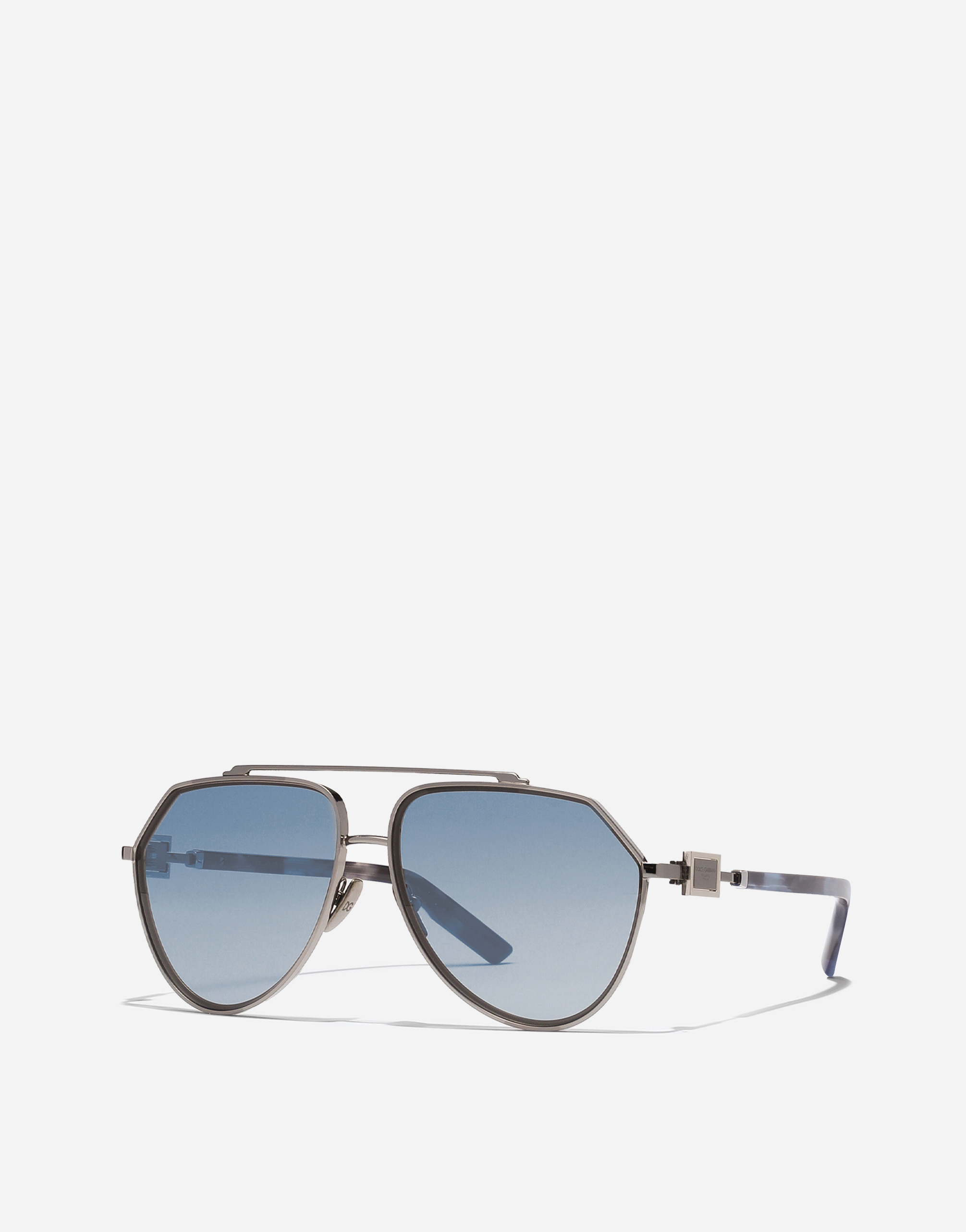 Dolce & Gabbana Pilot-frame Sunglasses In Blue