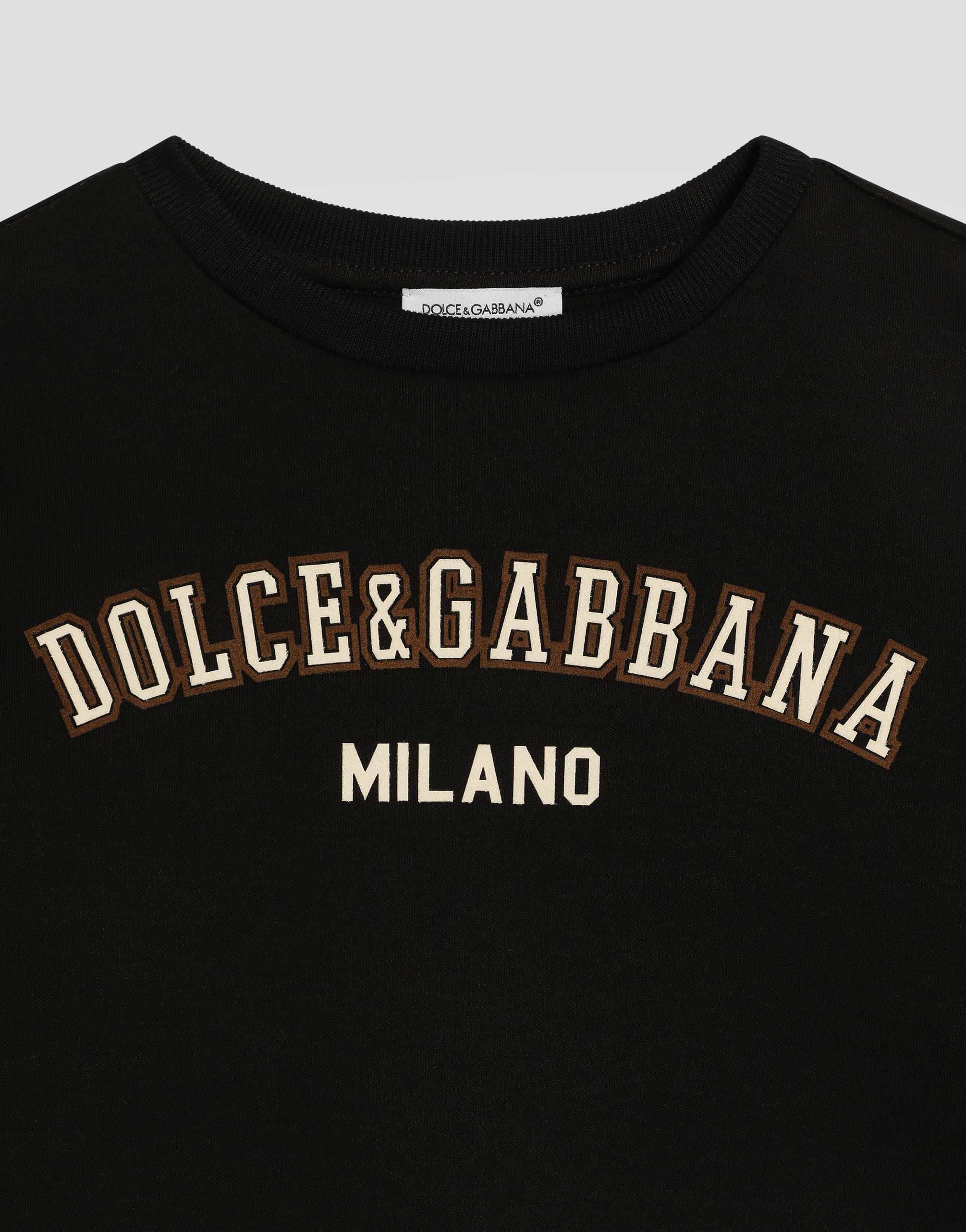 Leopard-print cotton t-shirt