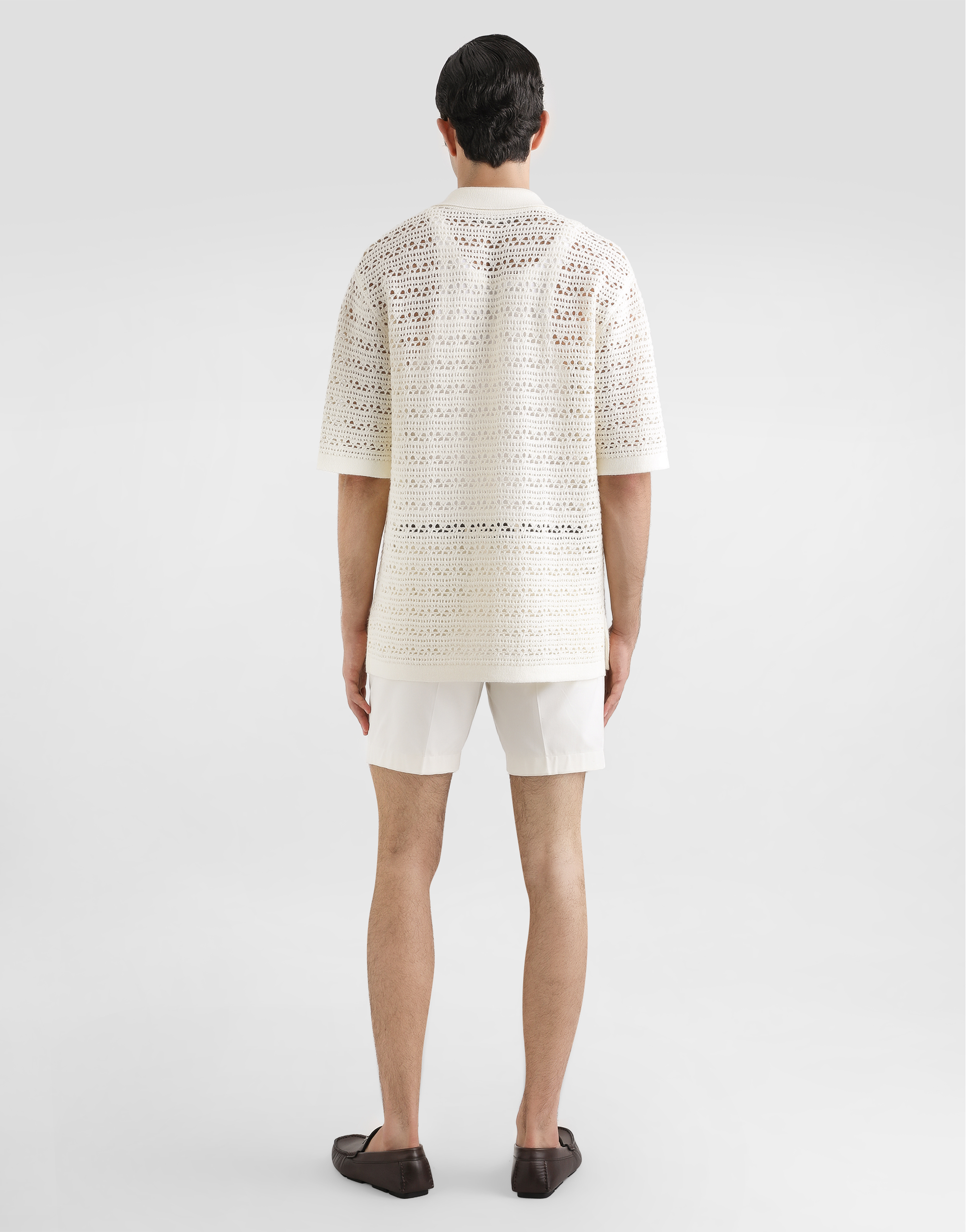  Dolce & Gabbana Crochet Shirt - Mann Strickwaren Wei� Xs 