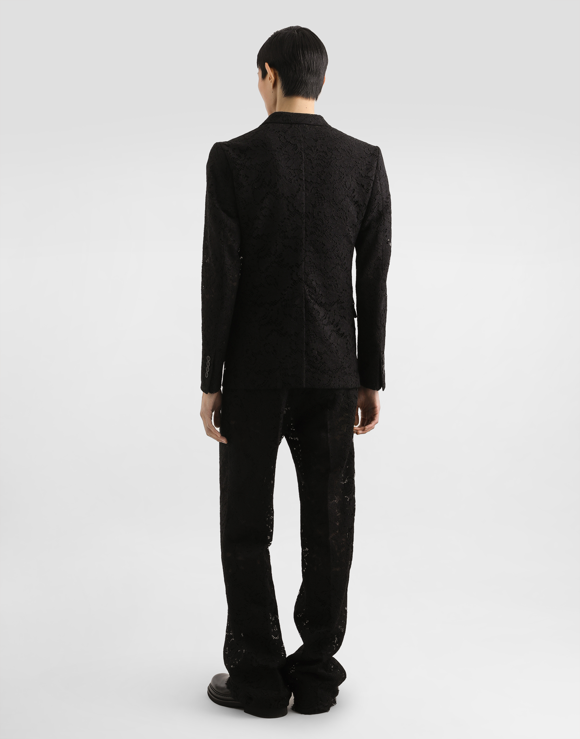 Cordonetto lace trousers