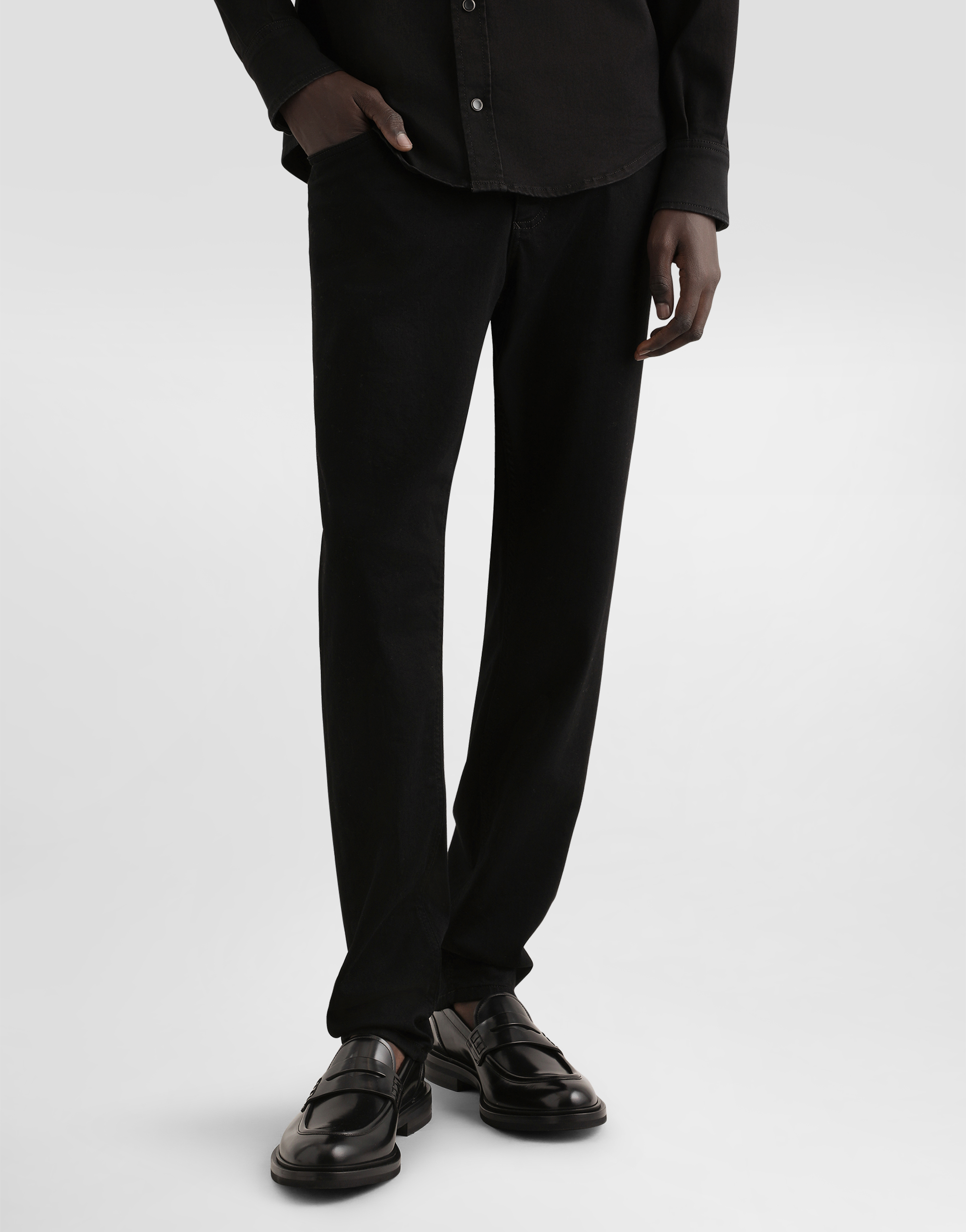 Dolce & Gabbana Slim-fit Stretch Denim Jeans In Multicolor