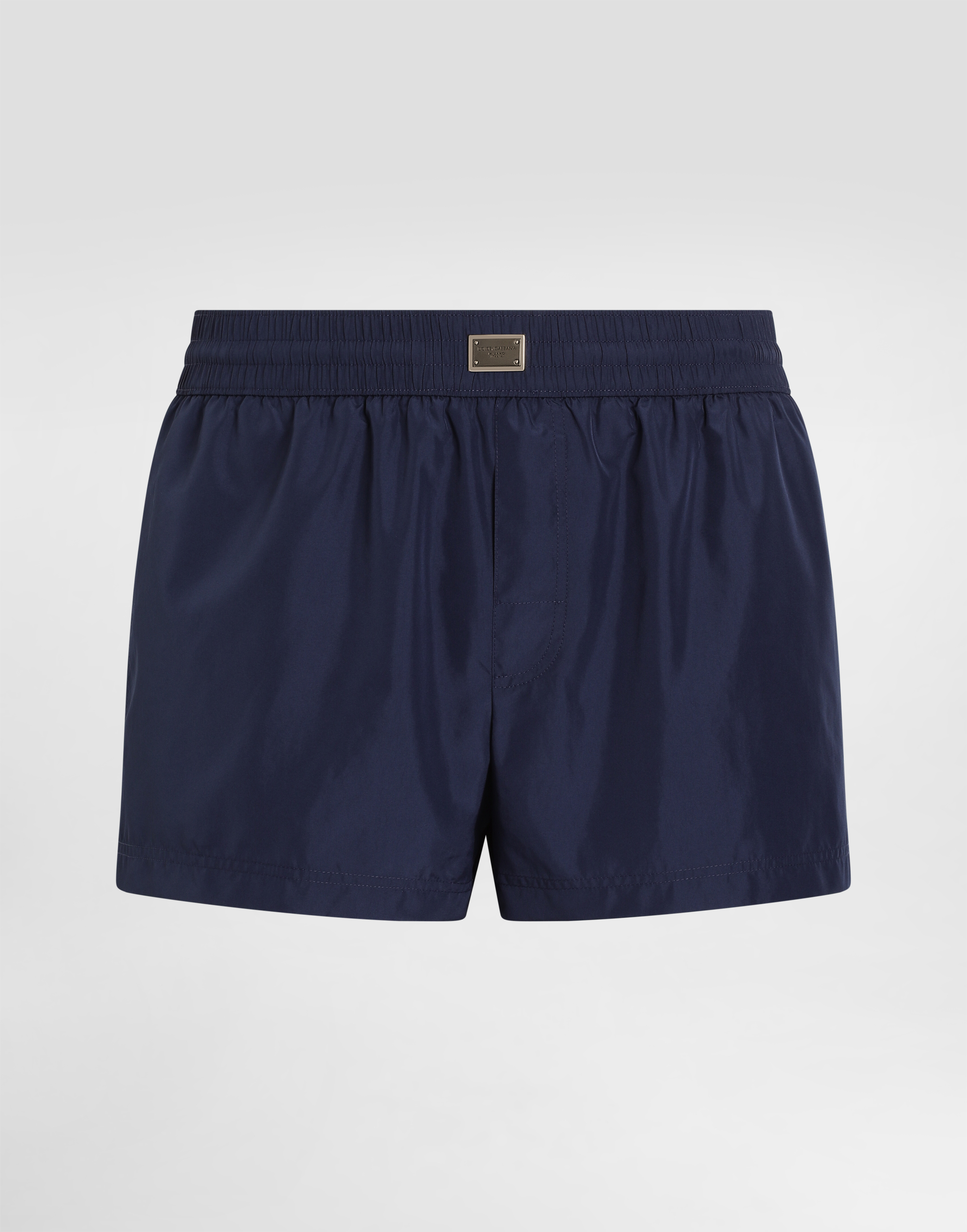 Dolce & Gabbana Short Swim Trunks With Tag - Man Beachwear Blue