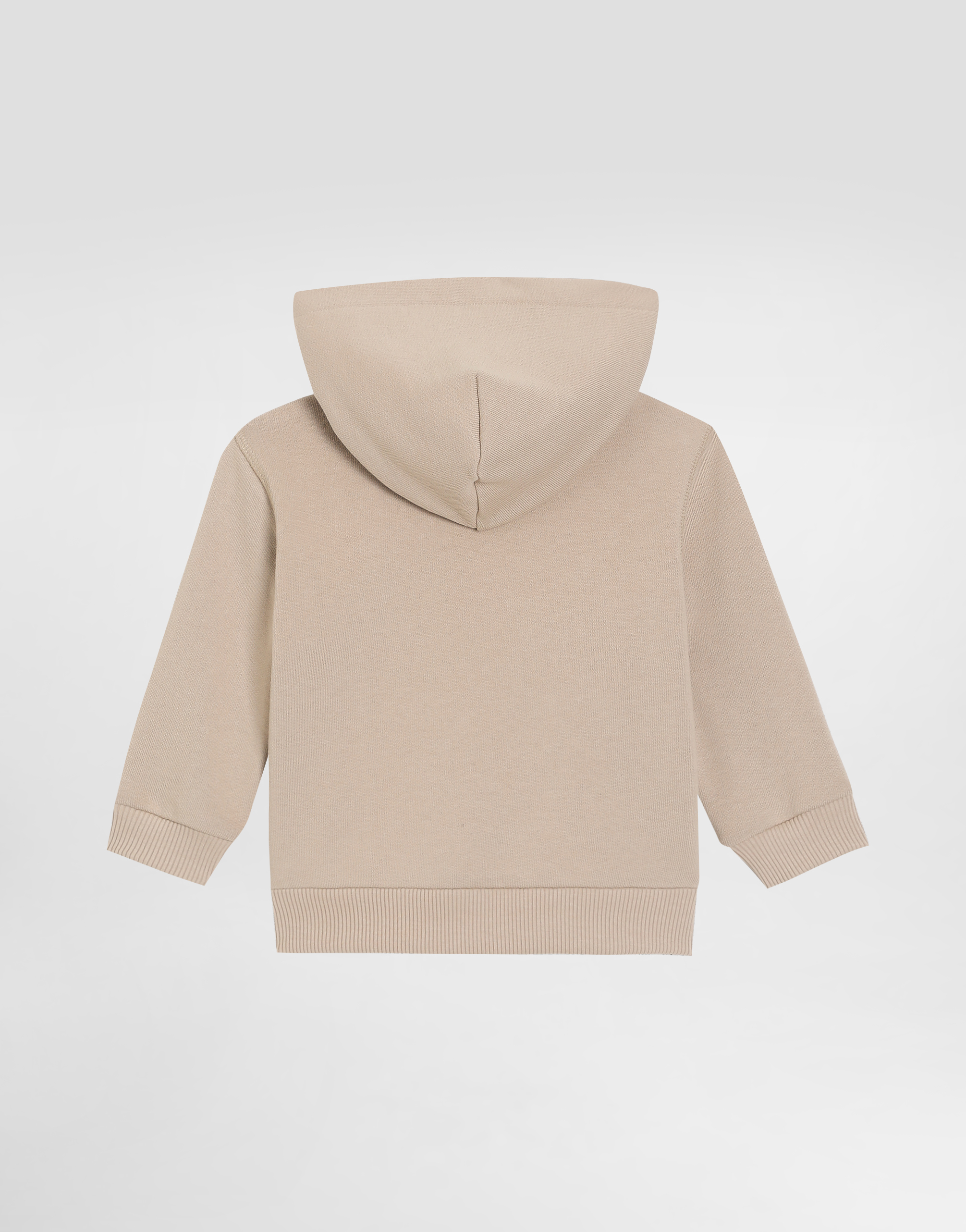  Dolce & Gabbana Embroidered Hooded Fleece - Mann Tops Beige 6/9 Months 