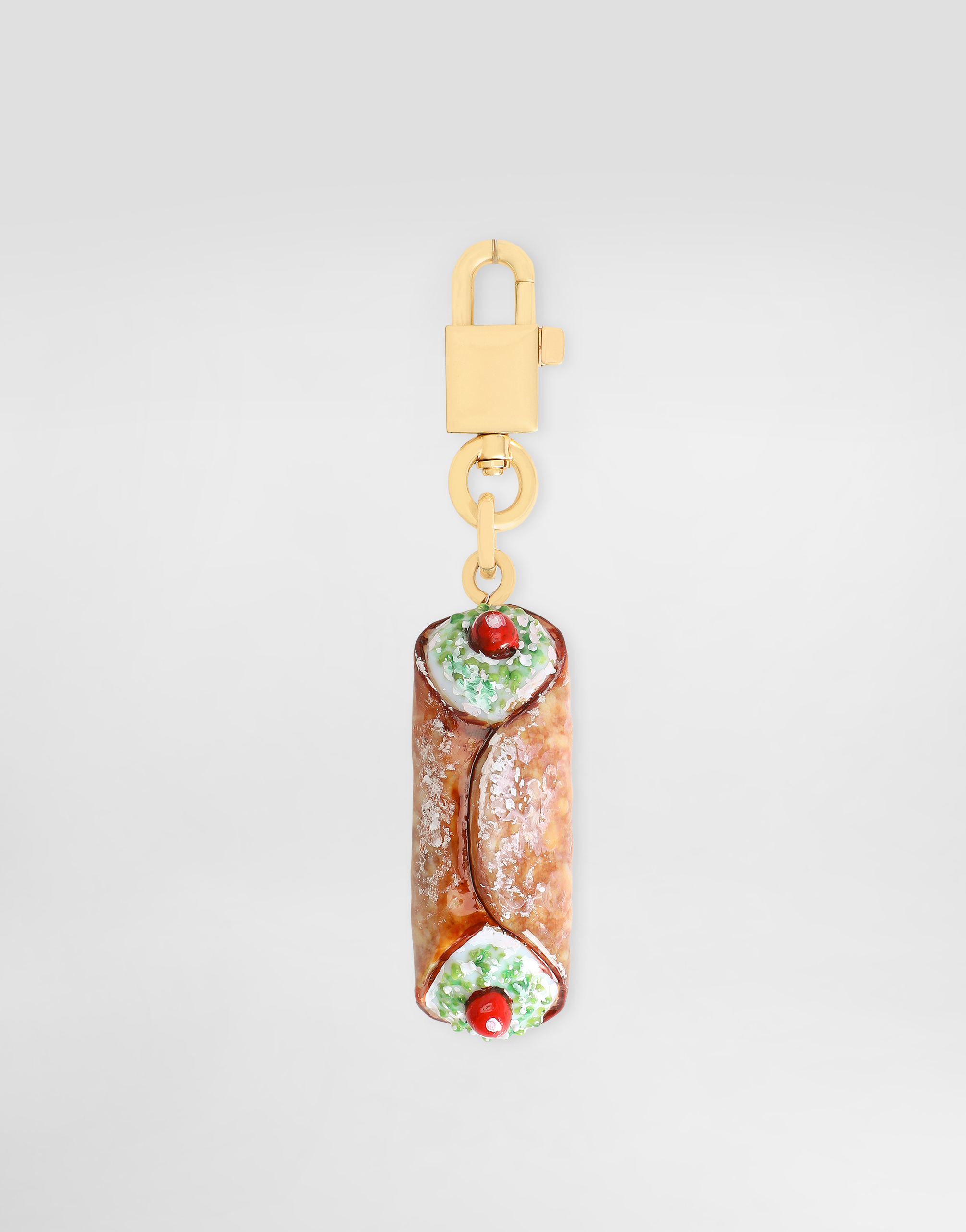 Dolce & Gabbana Sicily Cannolo Keychain Charm