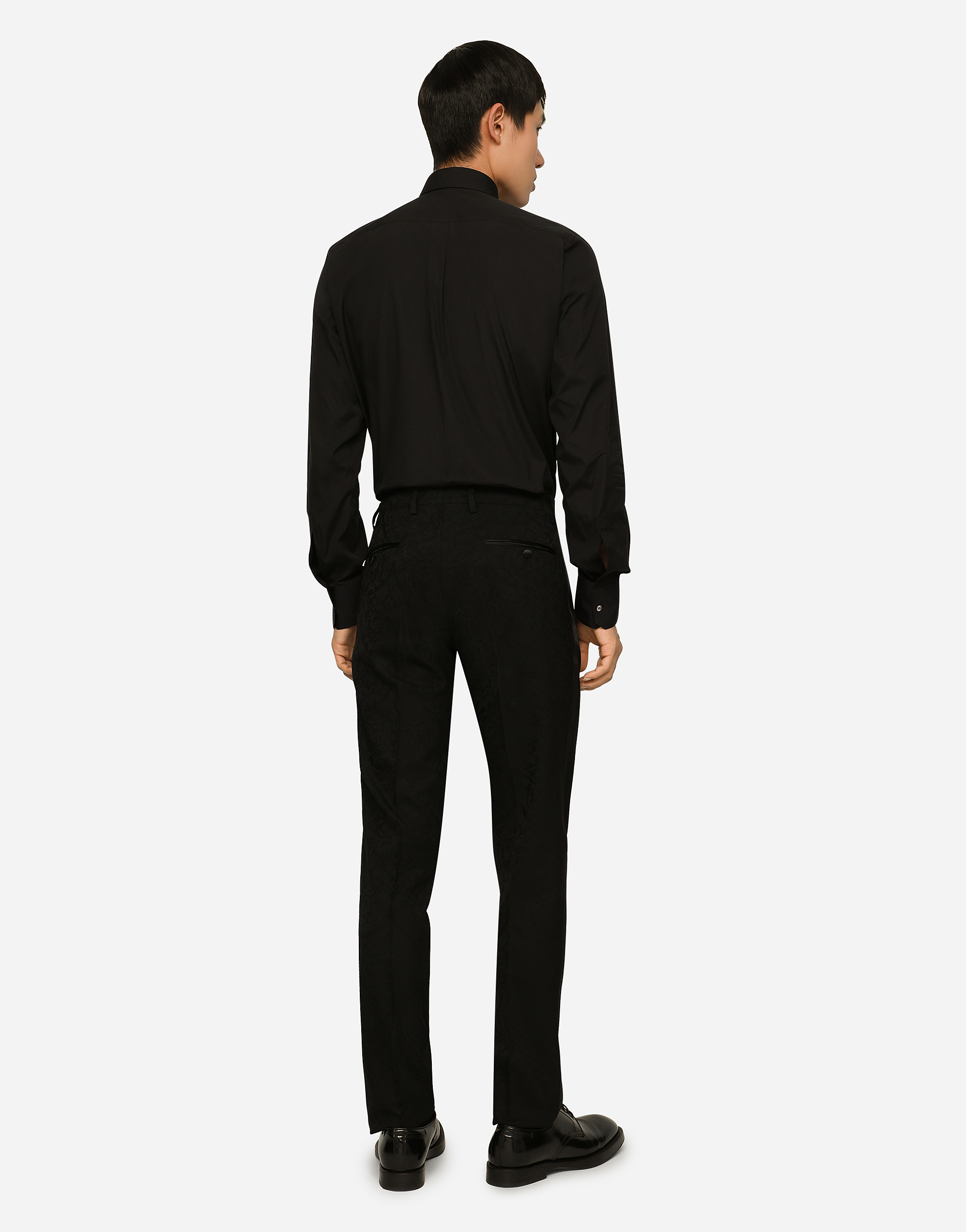 Dolce & Gabbana Classic Plain Shirt In ブラック