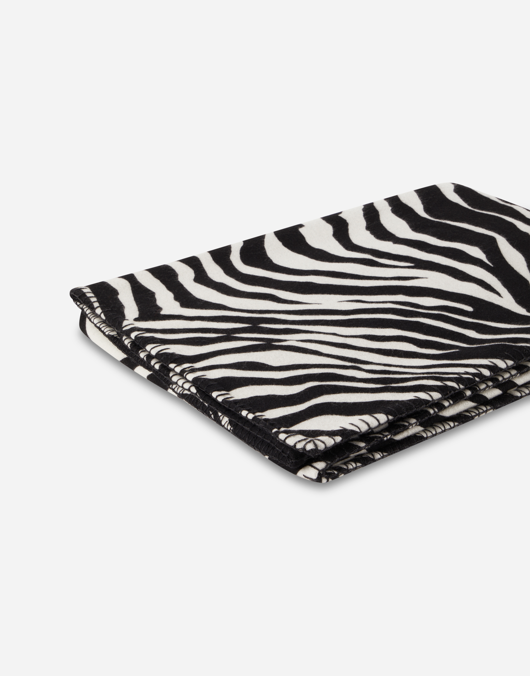 Dolce & Gabbana Wool And Silk Blanket In Multicolor