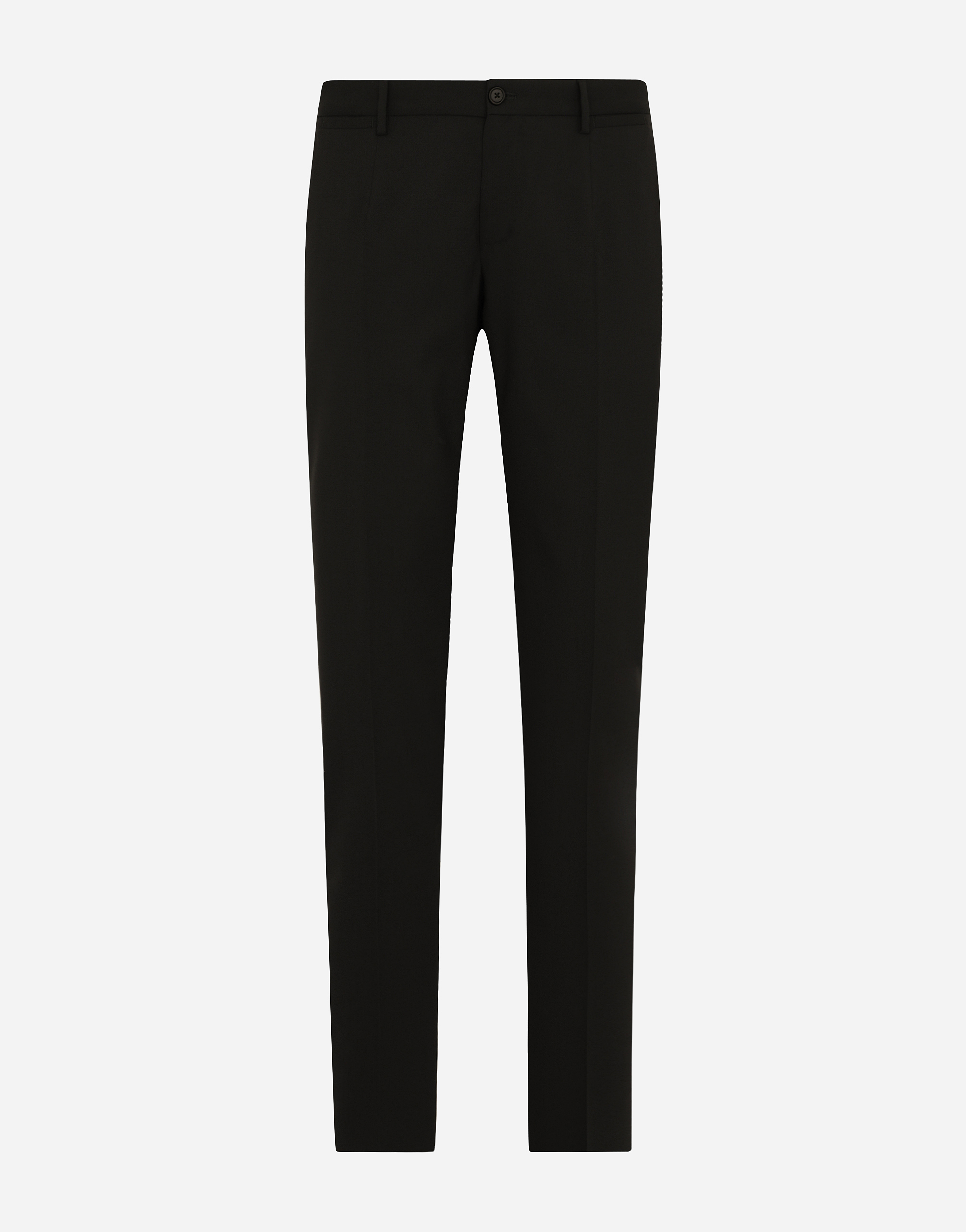 【Dolce Gabbana】PANTALONE◆GY07CDG8MV2 Classic velvet pants in Black for Men | Dolce&Gabbana® US