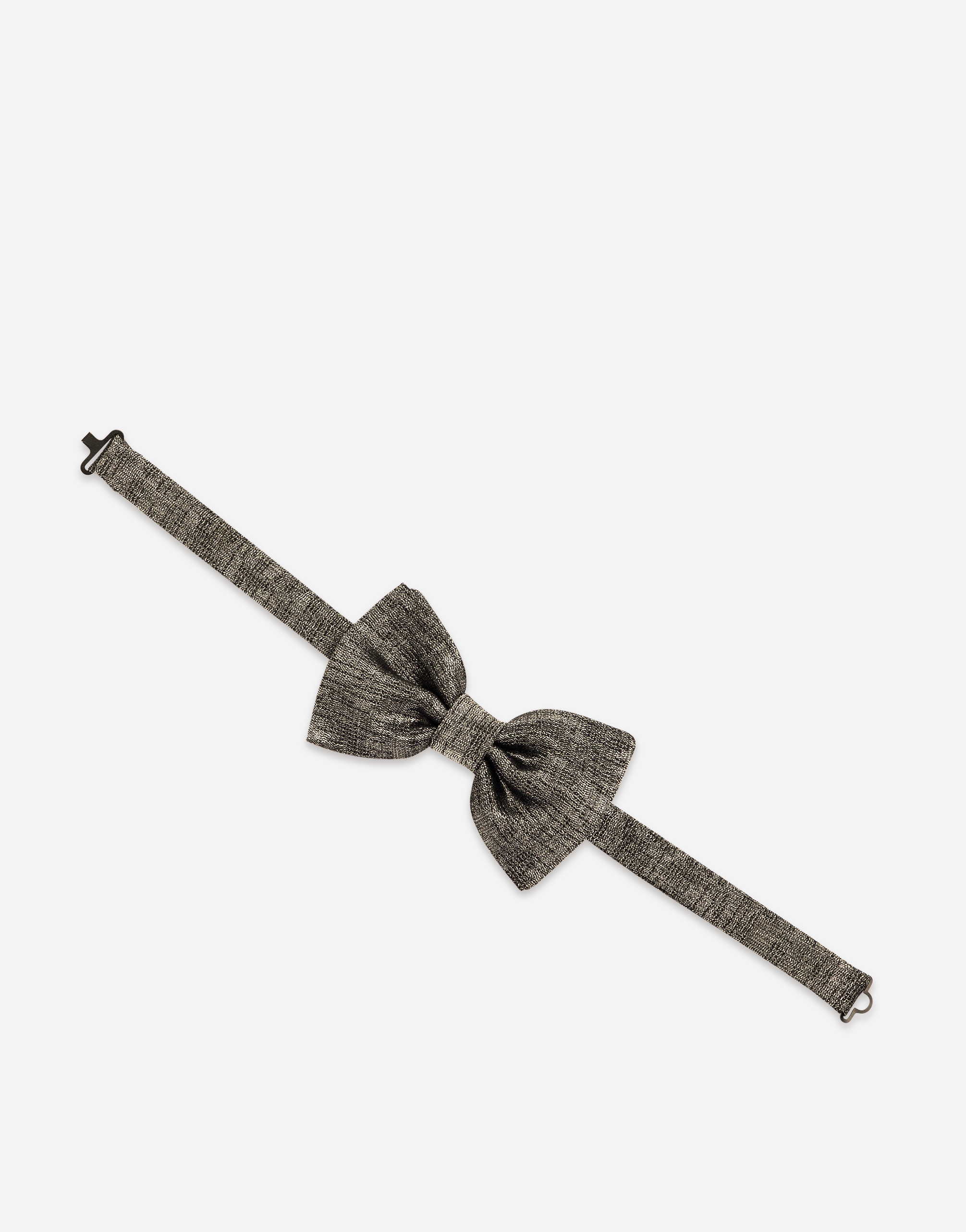 DOLCE & GABBANA TIE-PRINT SILK JACQUARD BOW TIE