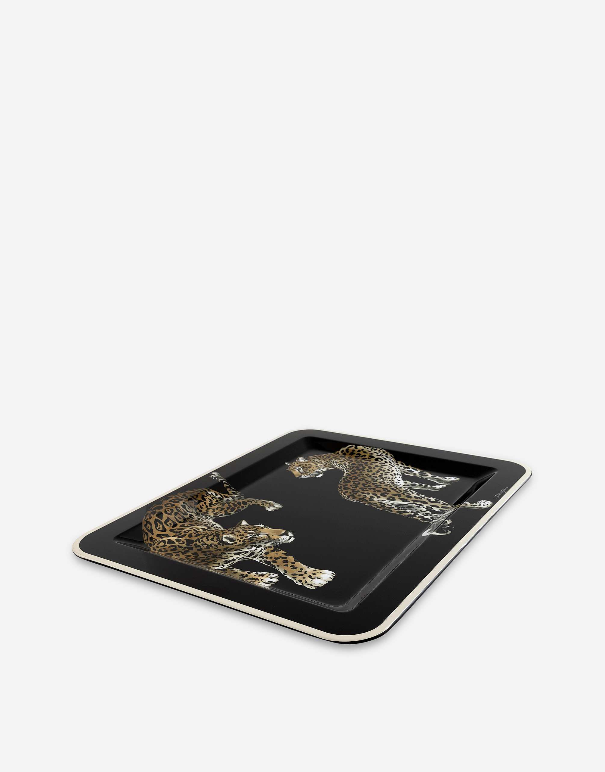 Dolce & Gabbana Wooden Tray Medium Multicolor Unisex Onesize In Multicolor