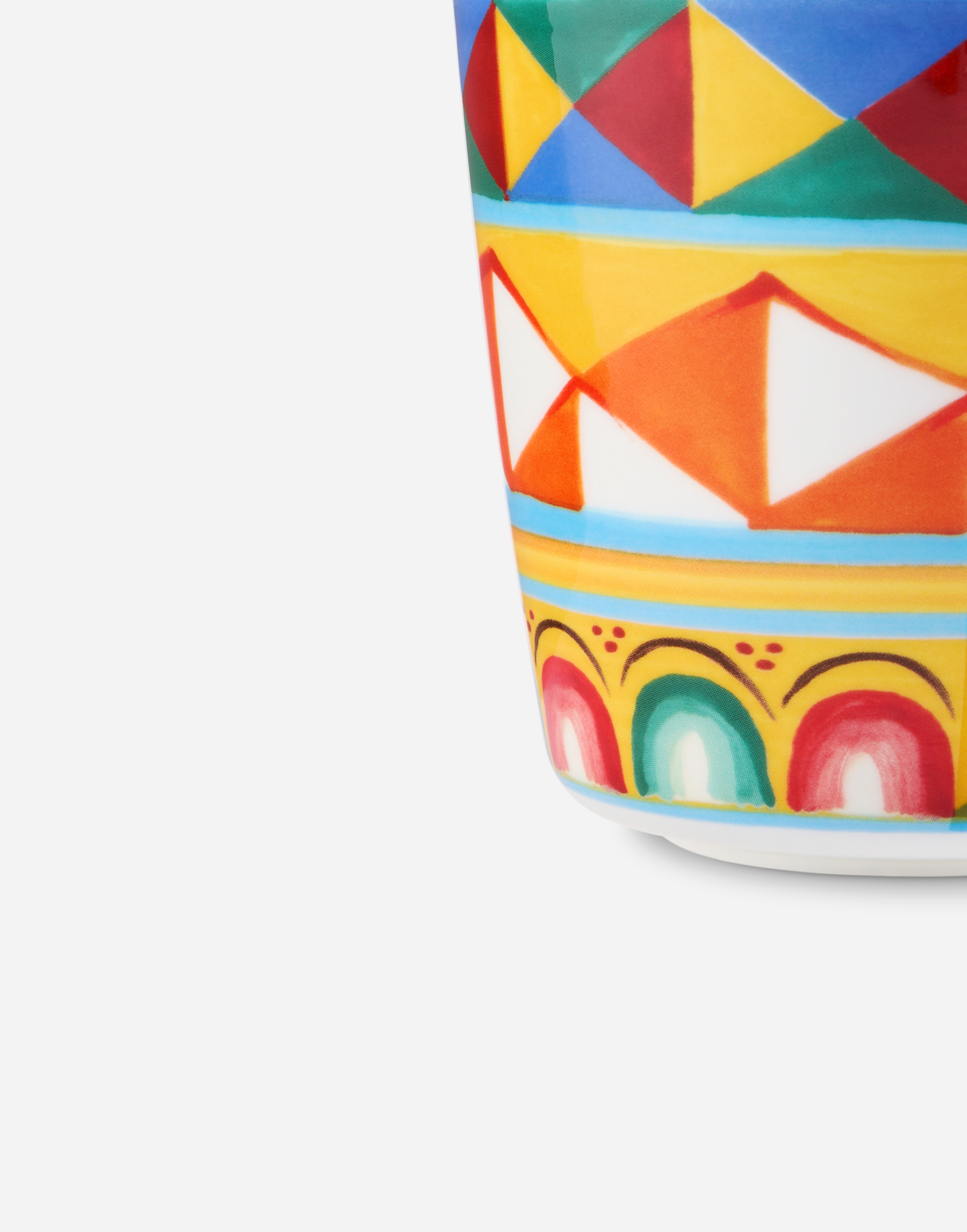 Dolce & Gabbana Fine Porcelain Glass In Multicolor