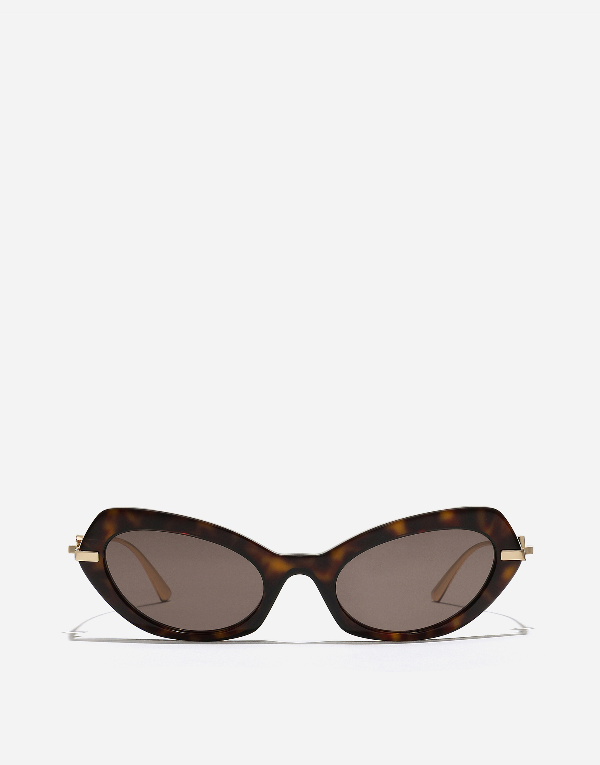 Shop Dolce & Gabbana Dg Flip Sunglasses In Havana