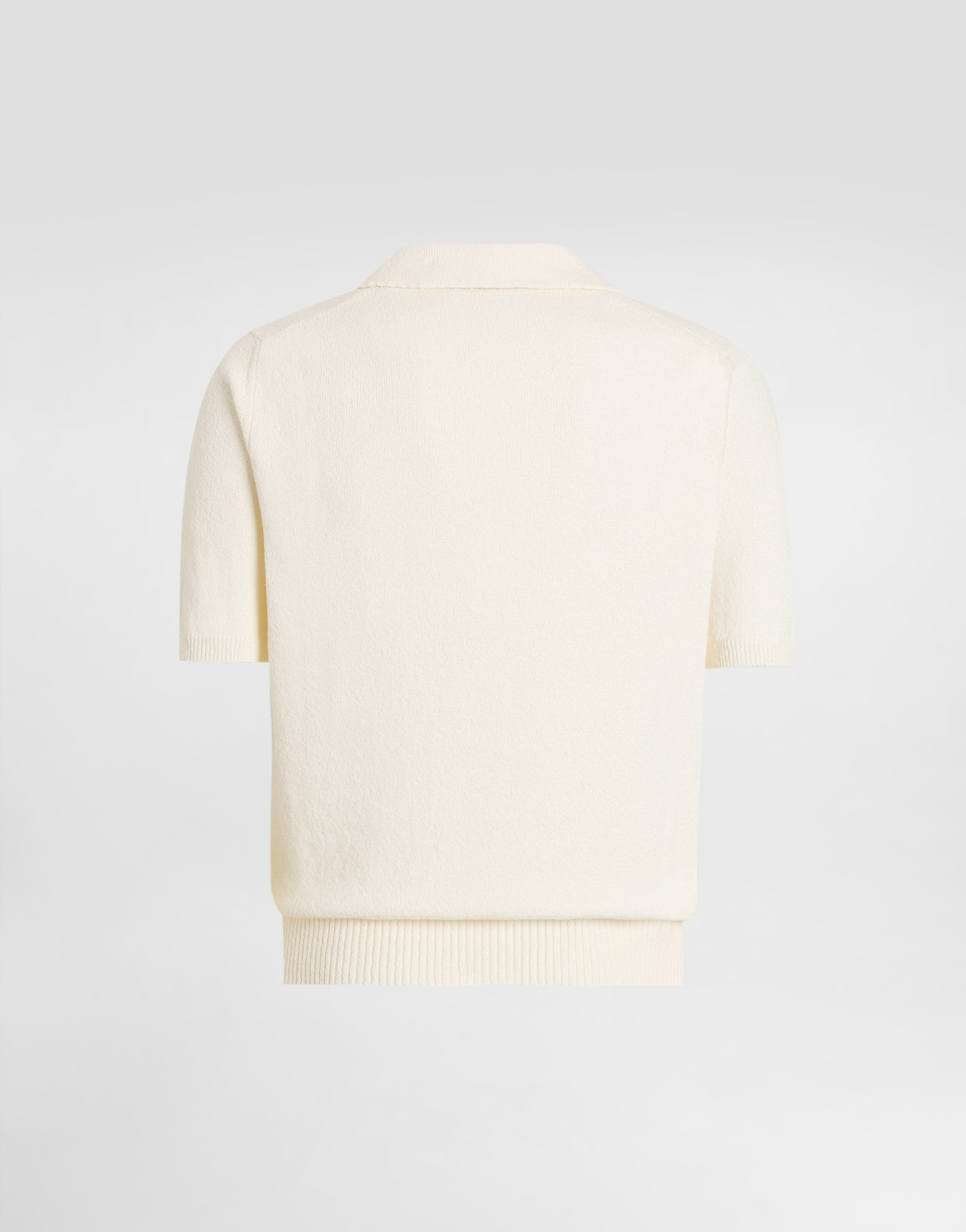  Dolce & Gabbana Cotton Blend Polo Shirt - Mann Strickwaren Beige 50 