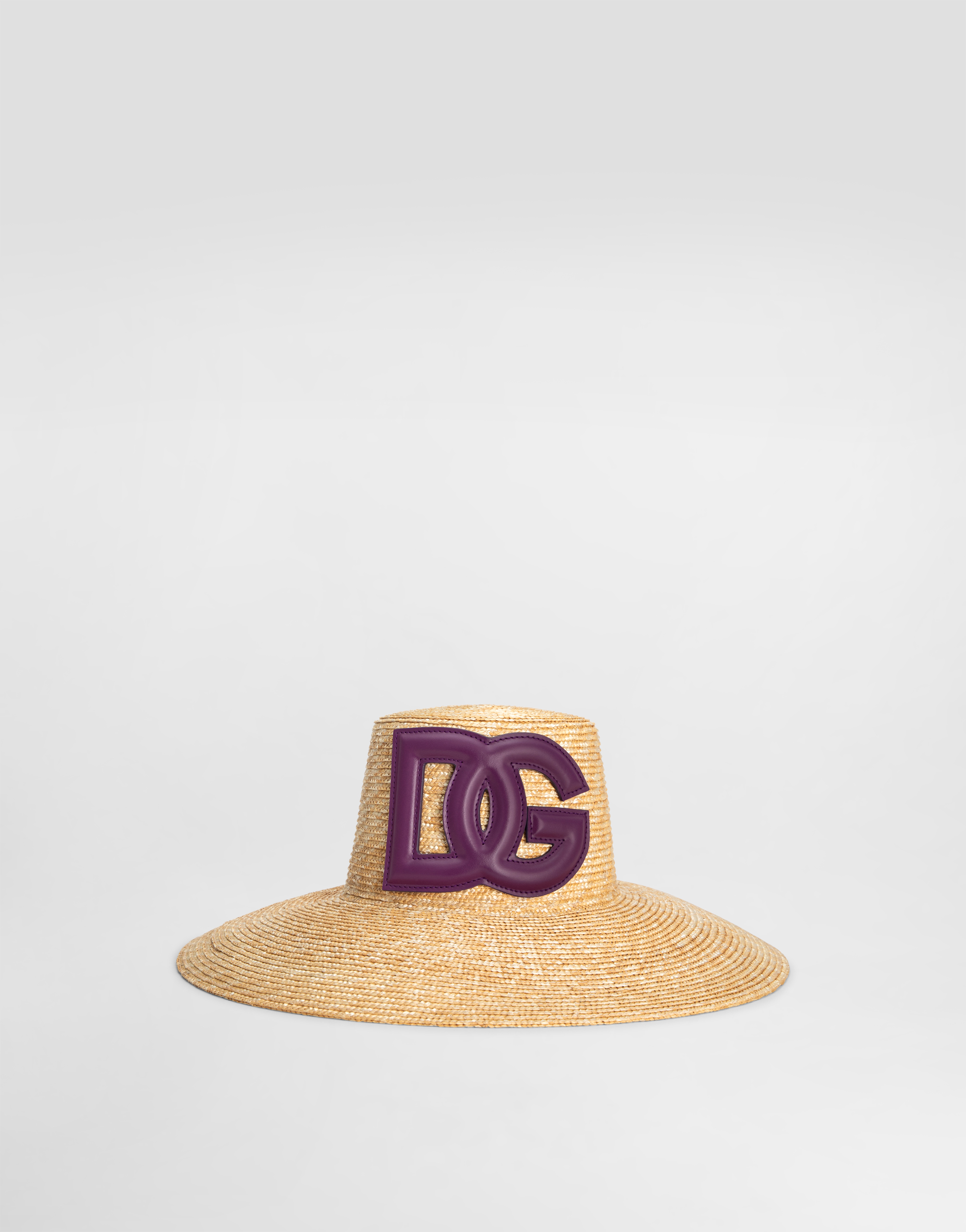 Dolce & Gabbana Raffia Hat In Neutral