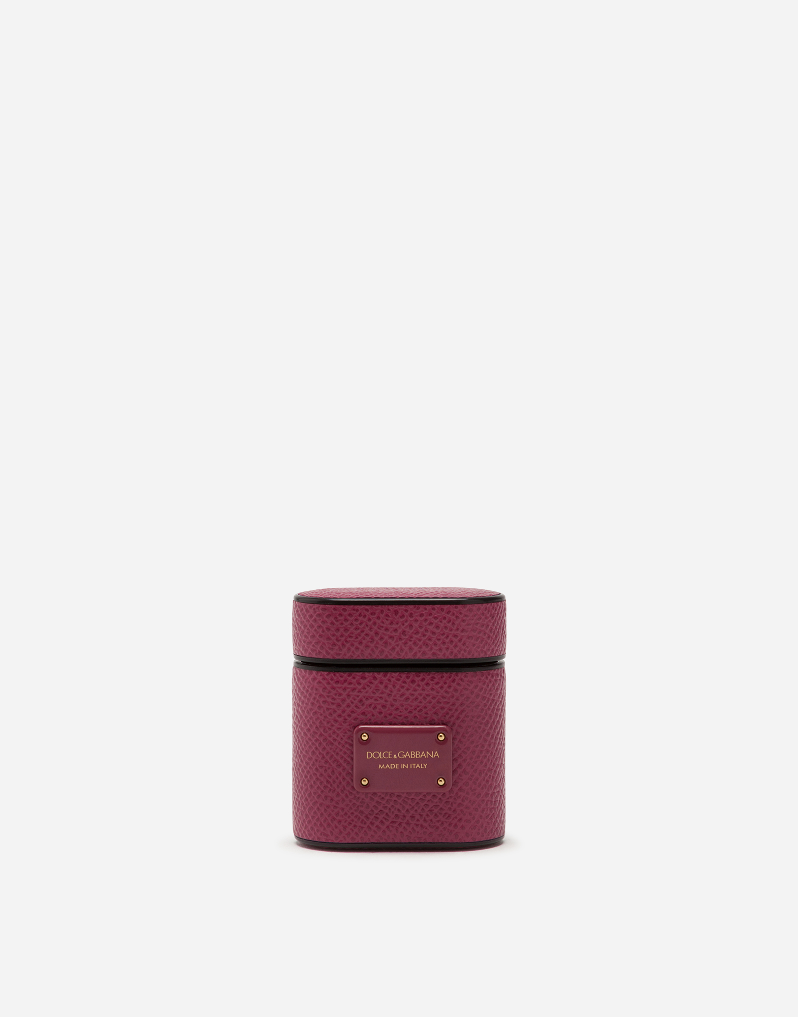 Dauphine calfskin airpods case in FUCHSIA for Women
