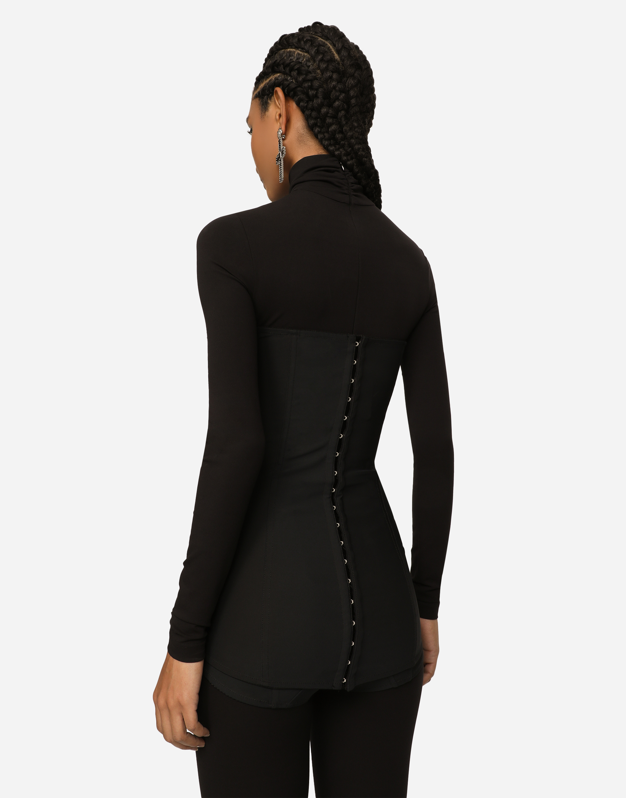 DOLCE & GABBANA KIM DOLCE&GABBANA MOIRÉ FAILLE MINIDRESS