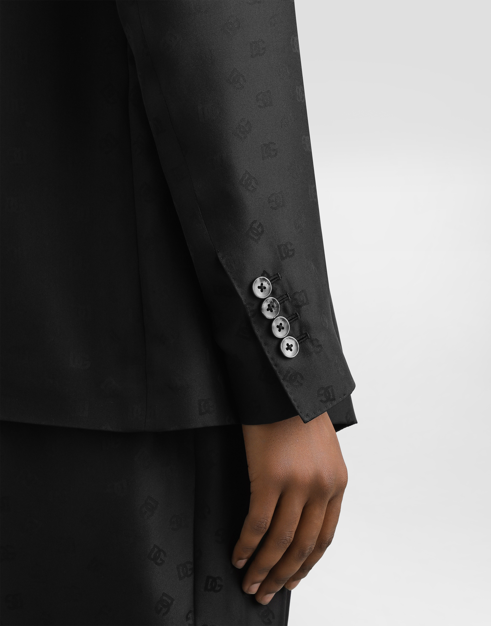 Sicilia light single-breasted silk twill jacket