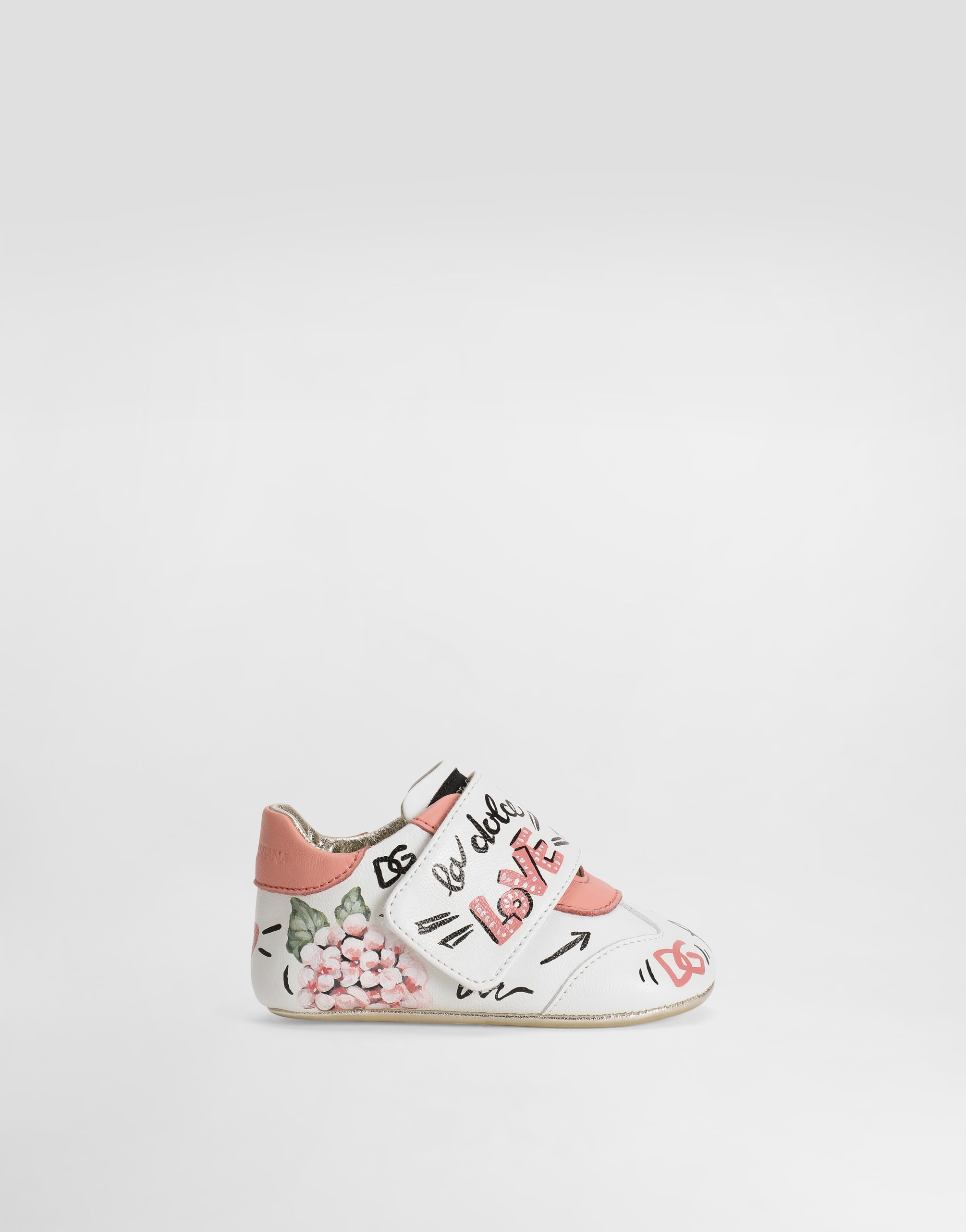 Lambskin sneakers in Multicolor for Girls | Dolce&Gabbana®