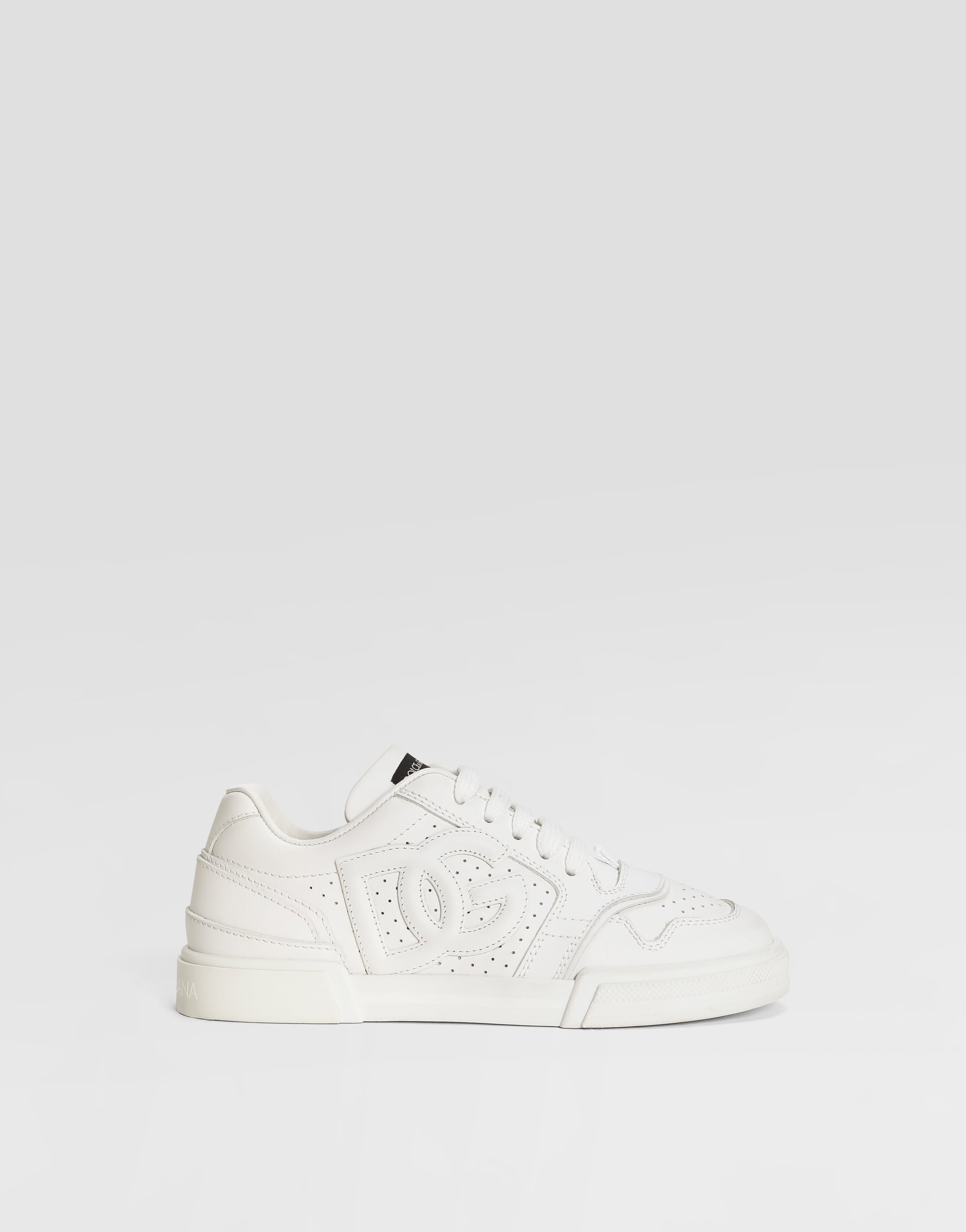 Calfskin nappa New Roma sneakers in White for Men | Dolce&Gabbana® US