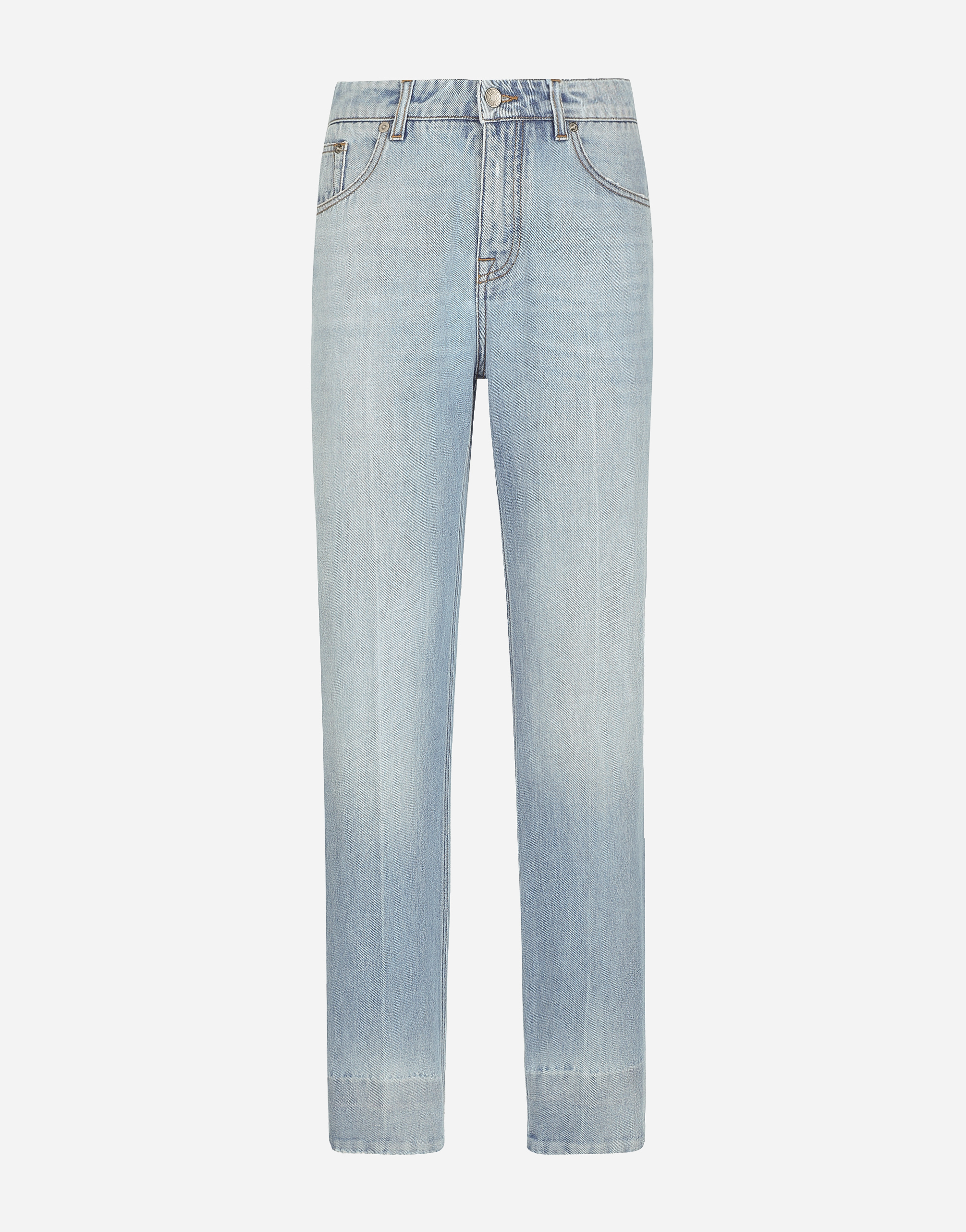 Dolce & Gabbana Mid-rise Boyfriend-fit Jeans In Blue