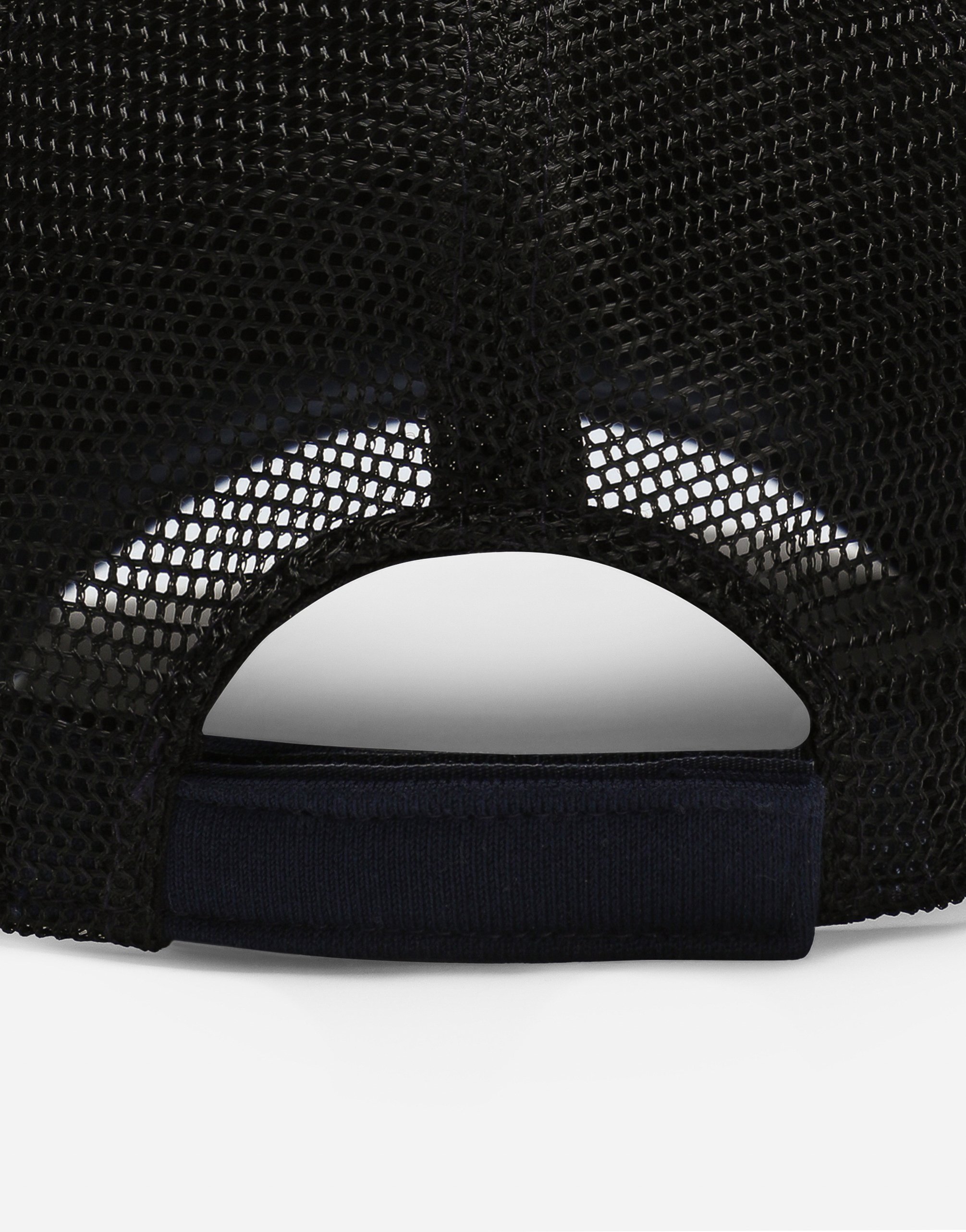 Cotton and mesh hat with peak and DG logo