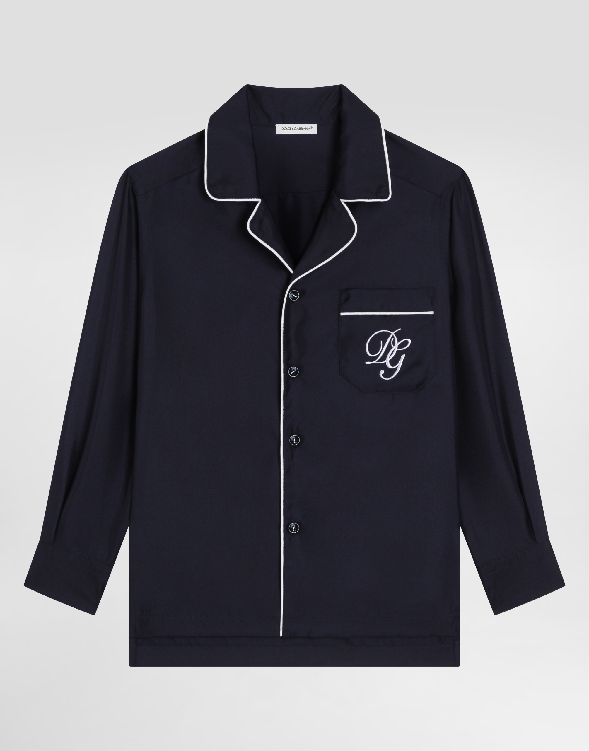 Twill shirt with DG embroidery