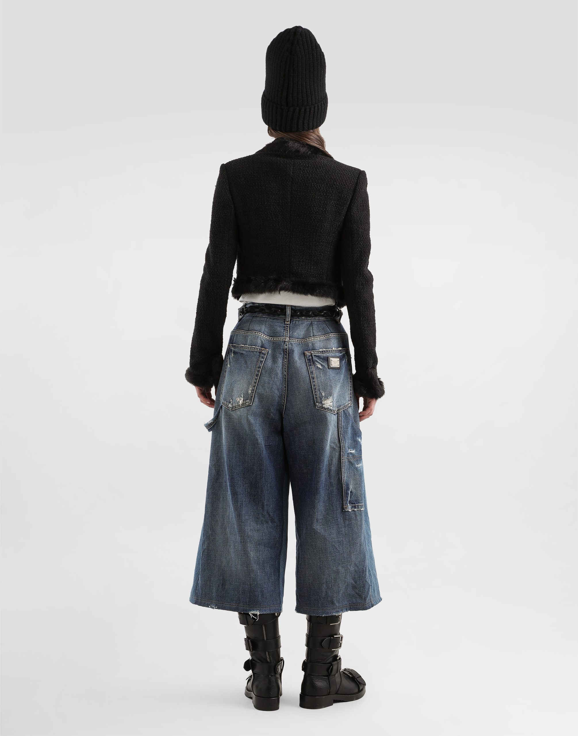 Dolce & Gabbana Denim Bermuda In Blue
