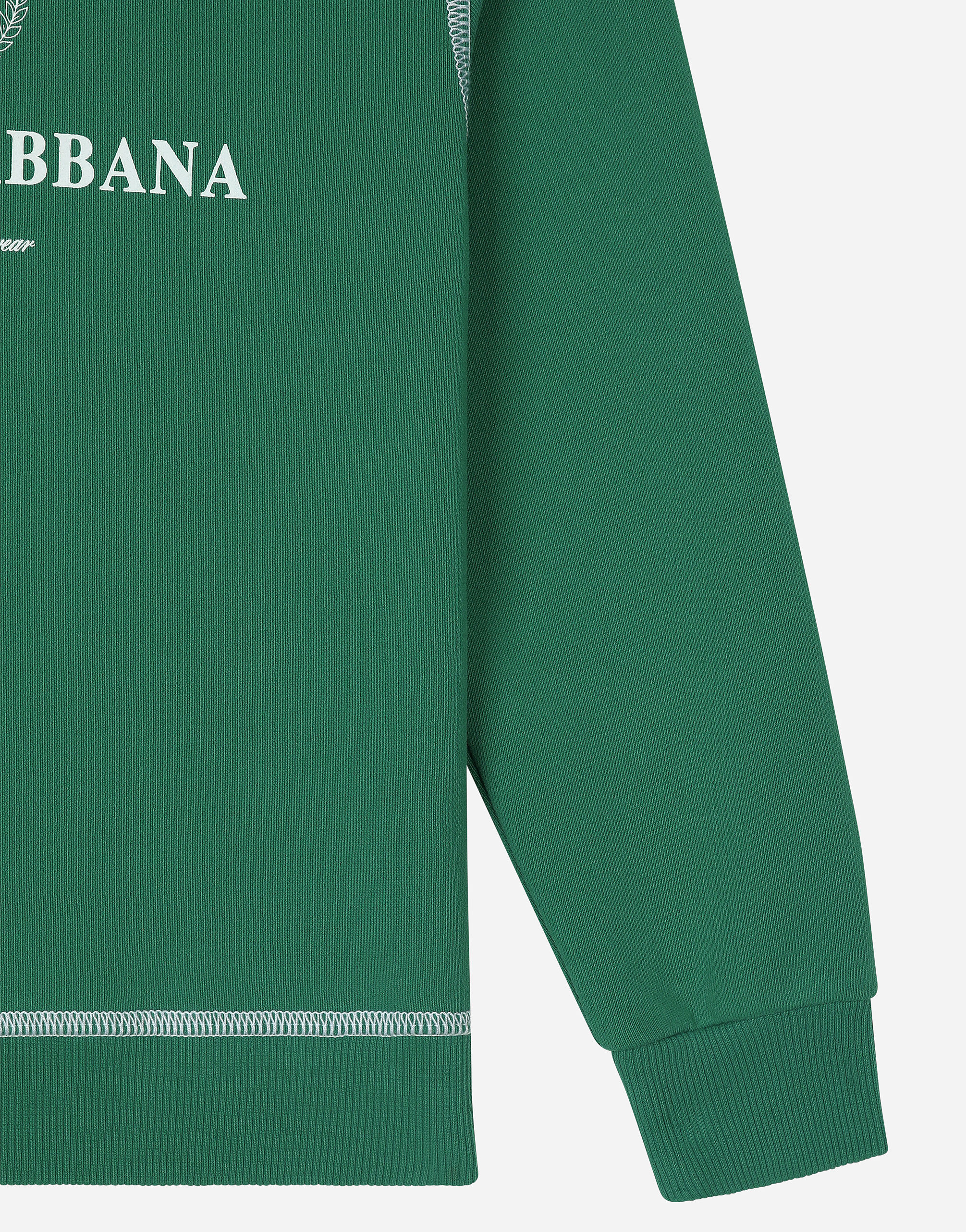 DOLCE & GABBANA FELPA CON CAPPUCCIO 