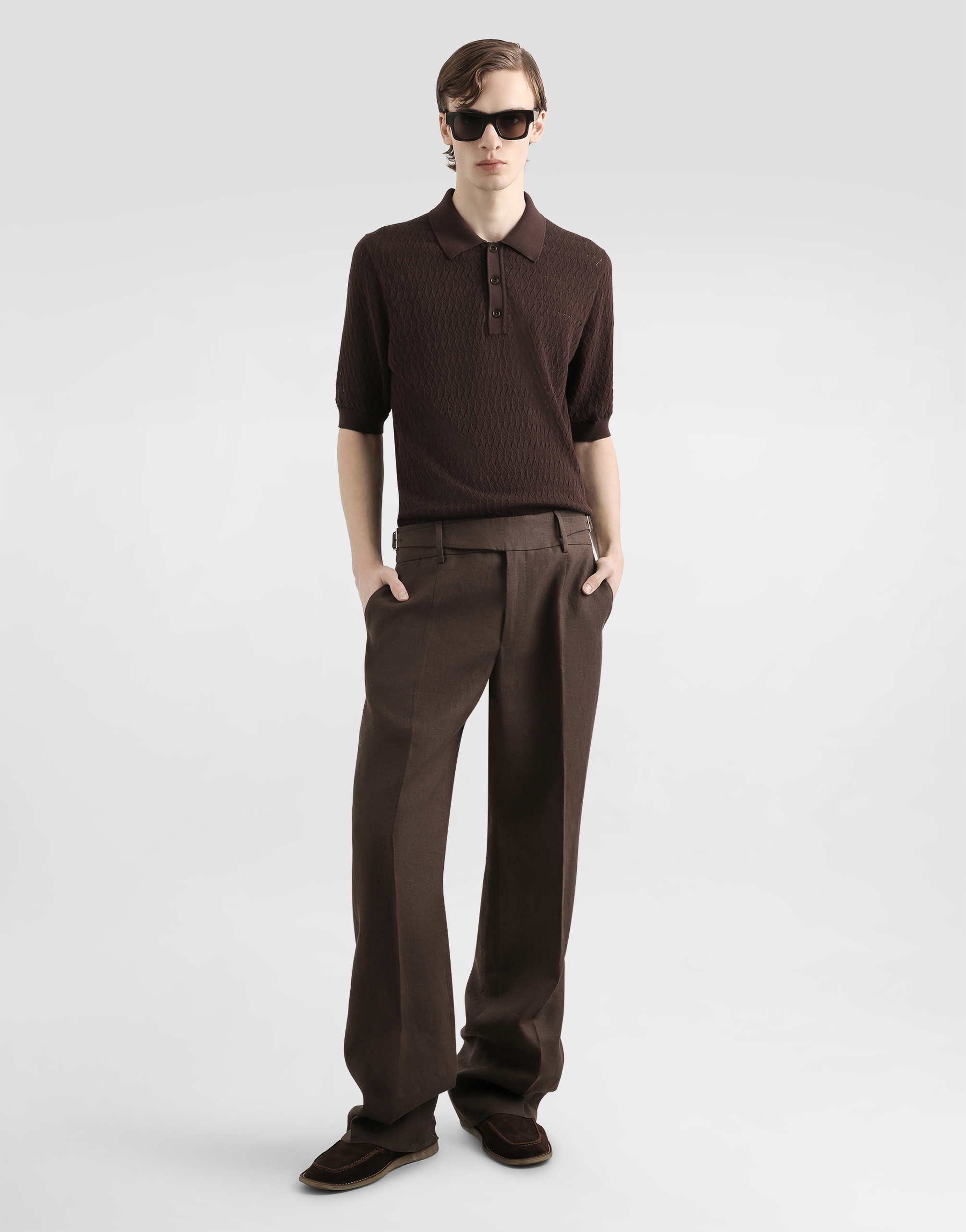 Classic linen trousers