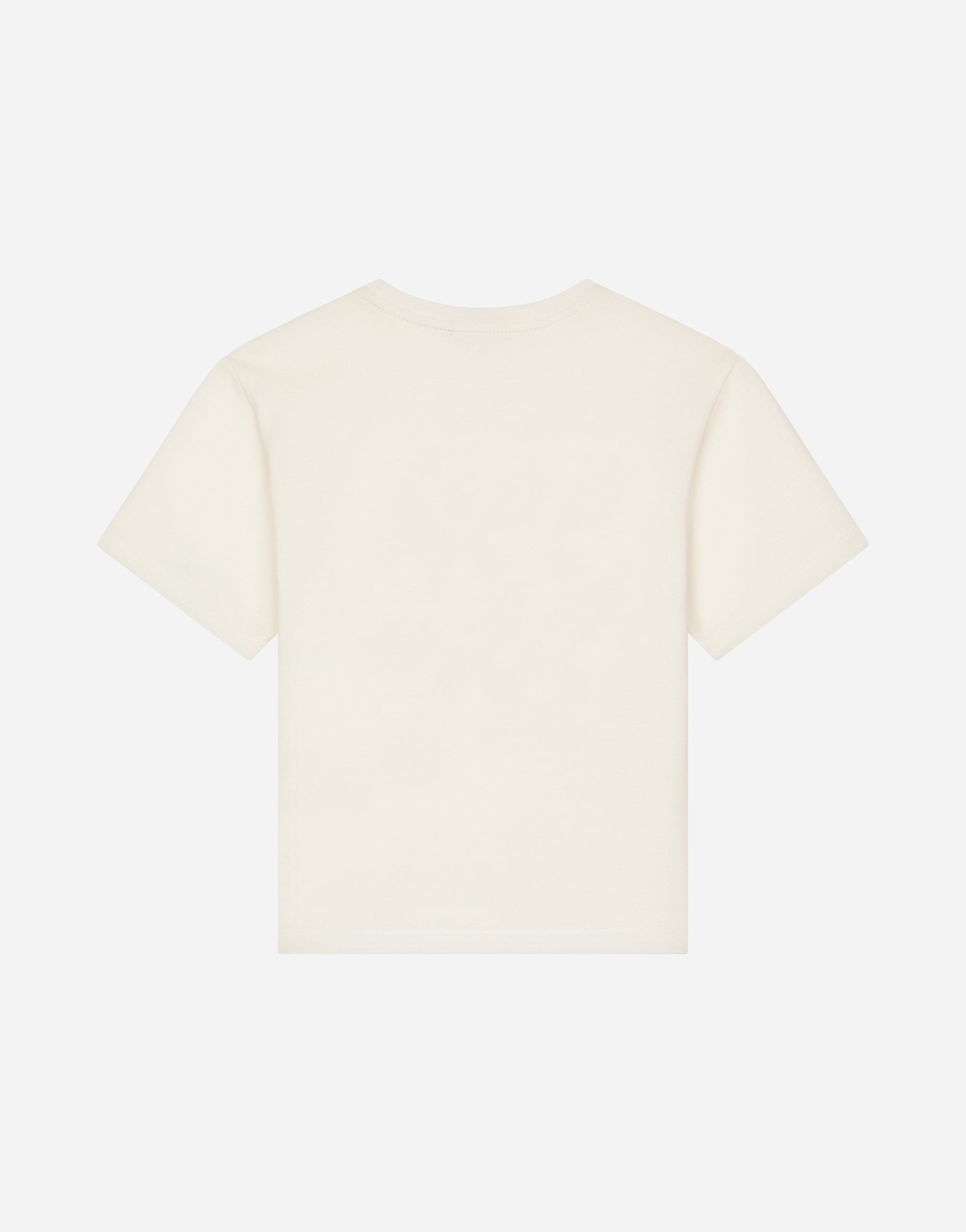 DOLCE & GABBANA JERSEY T-SHIRT WITH SICILIANS ARE SENSATIONAL PRINT