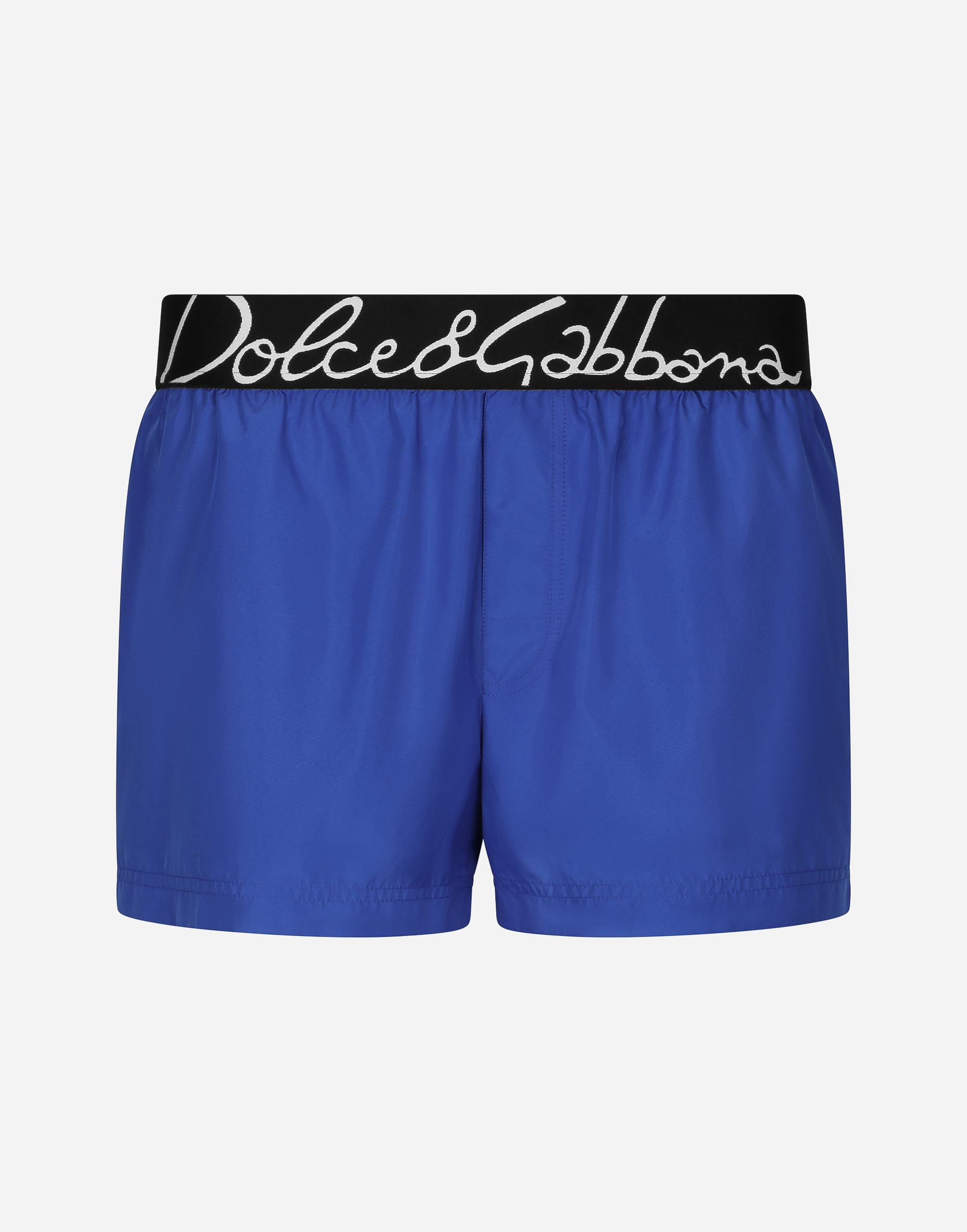 Shop Dolce & Gabbana Boxer Corto In Blue