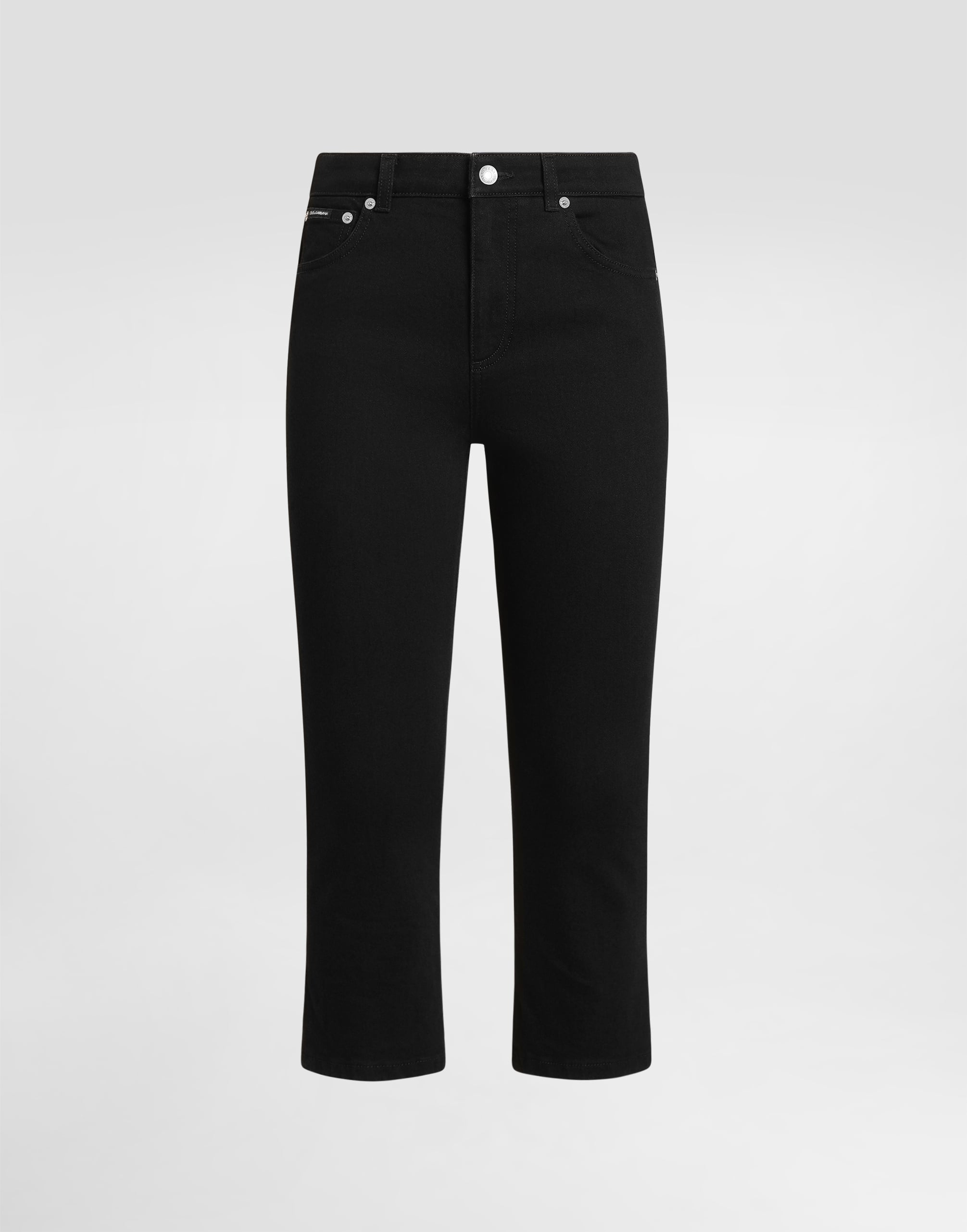5-pocket denim trousers in Multicolor for Women | Dolce&Gabbana®