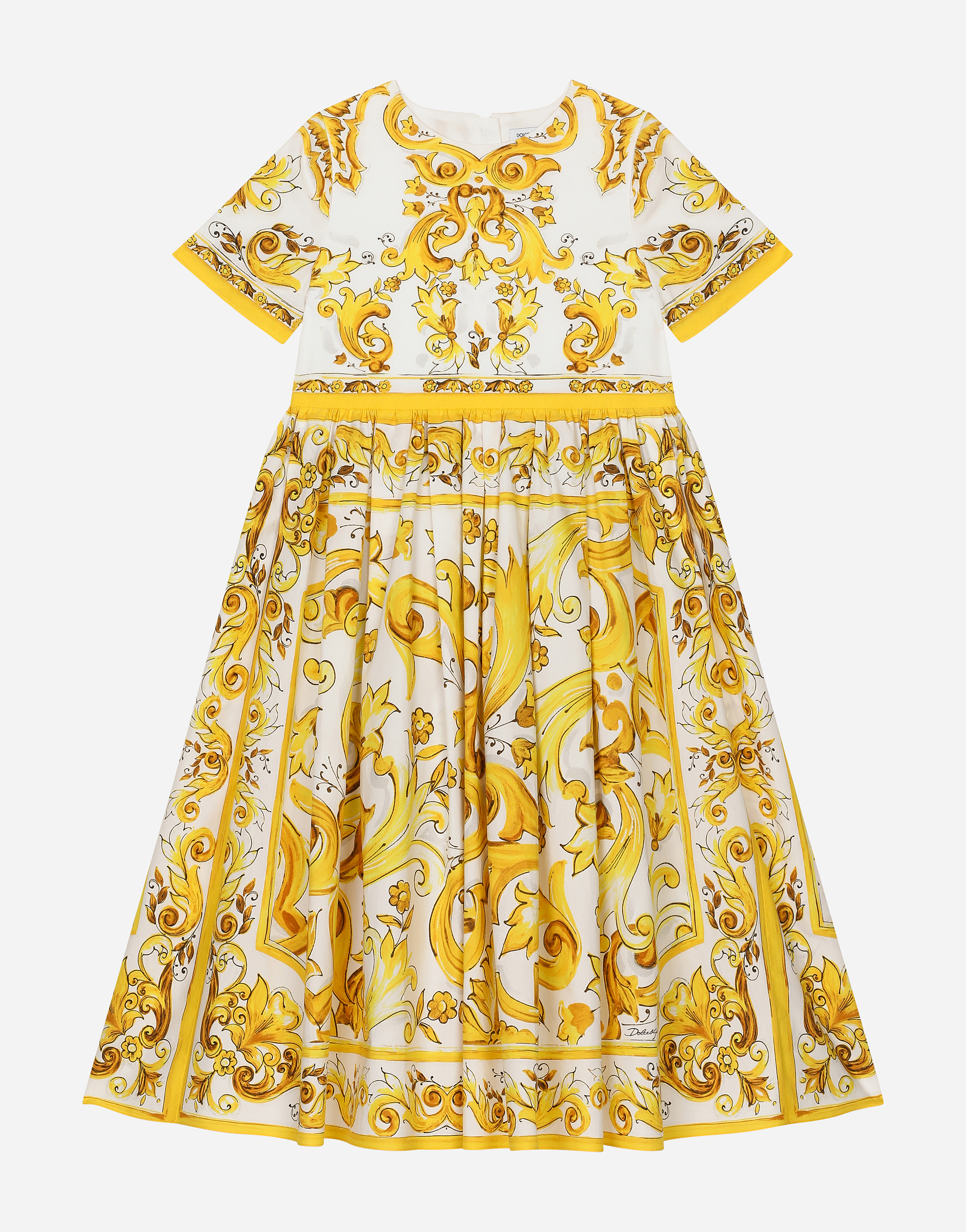 Dolce & Gabbana Abito Maniche Corte In Print