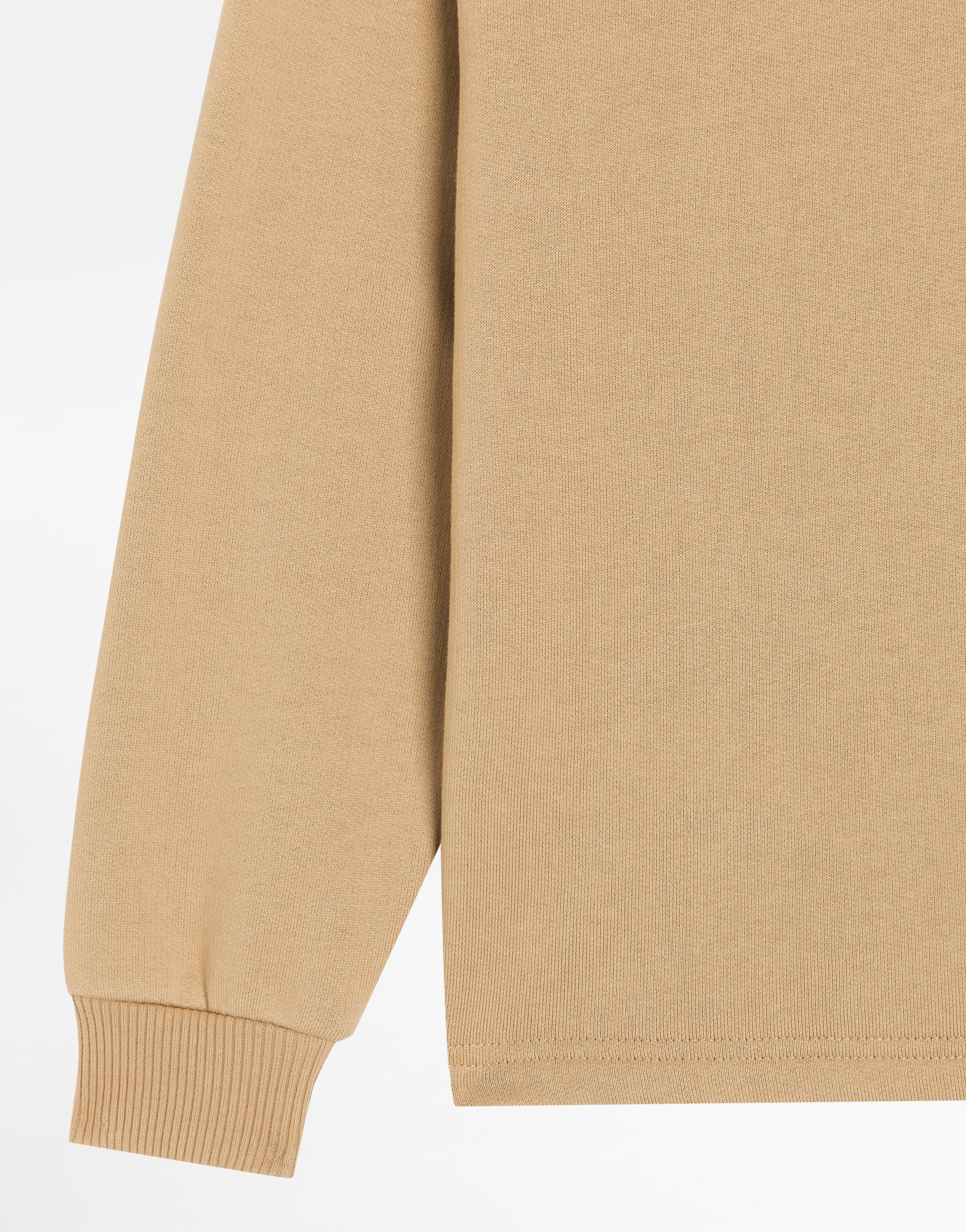 Dolce & Gabbana Boys Dg 3d Patch Half Zip Sweatshirt In Neutral