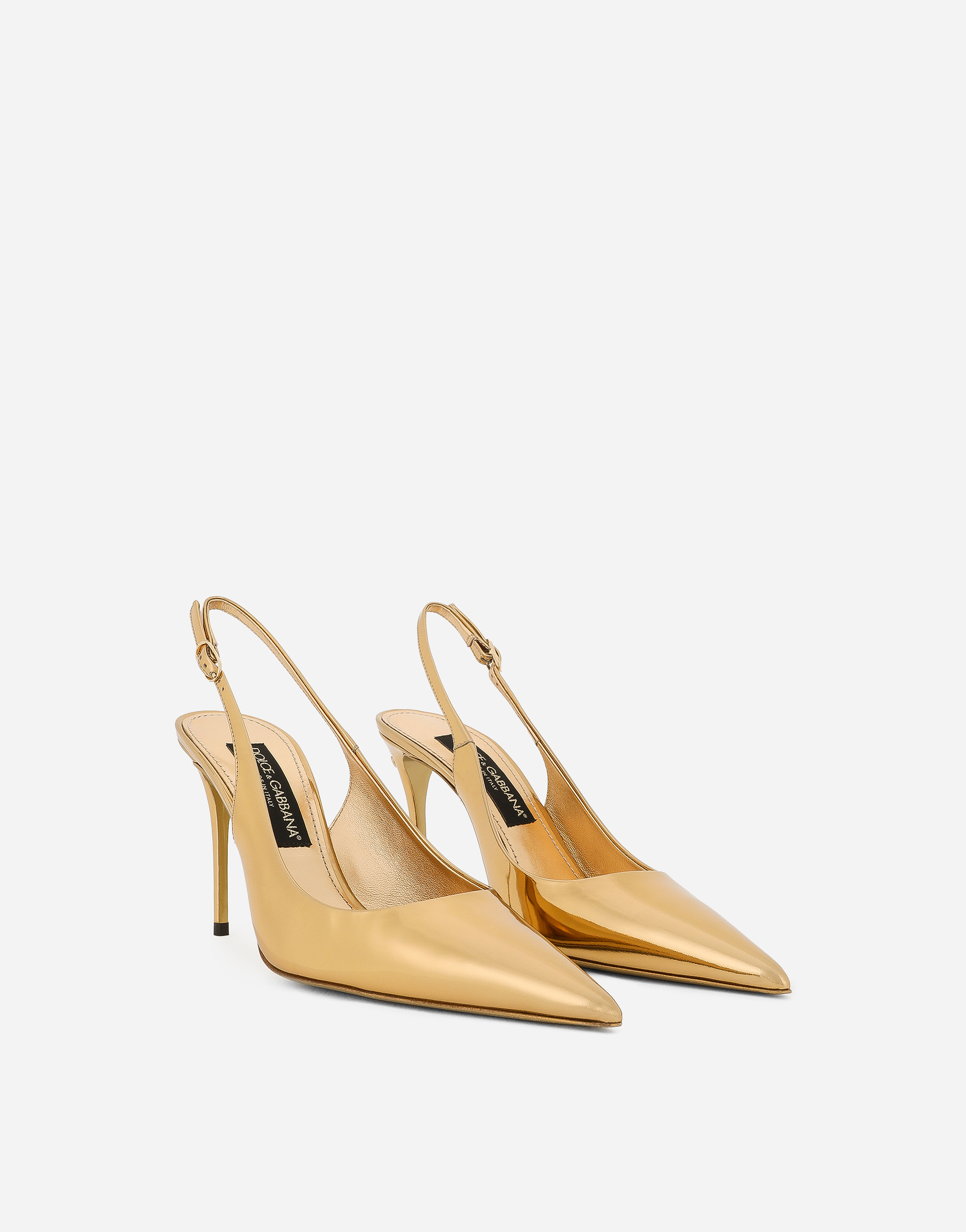 Calfskin slingbacks